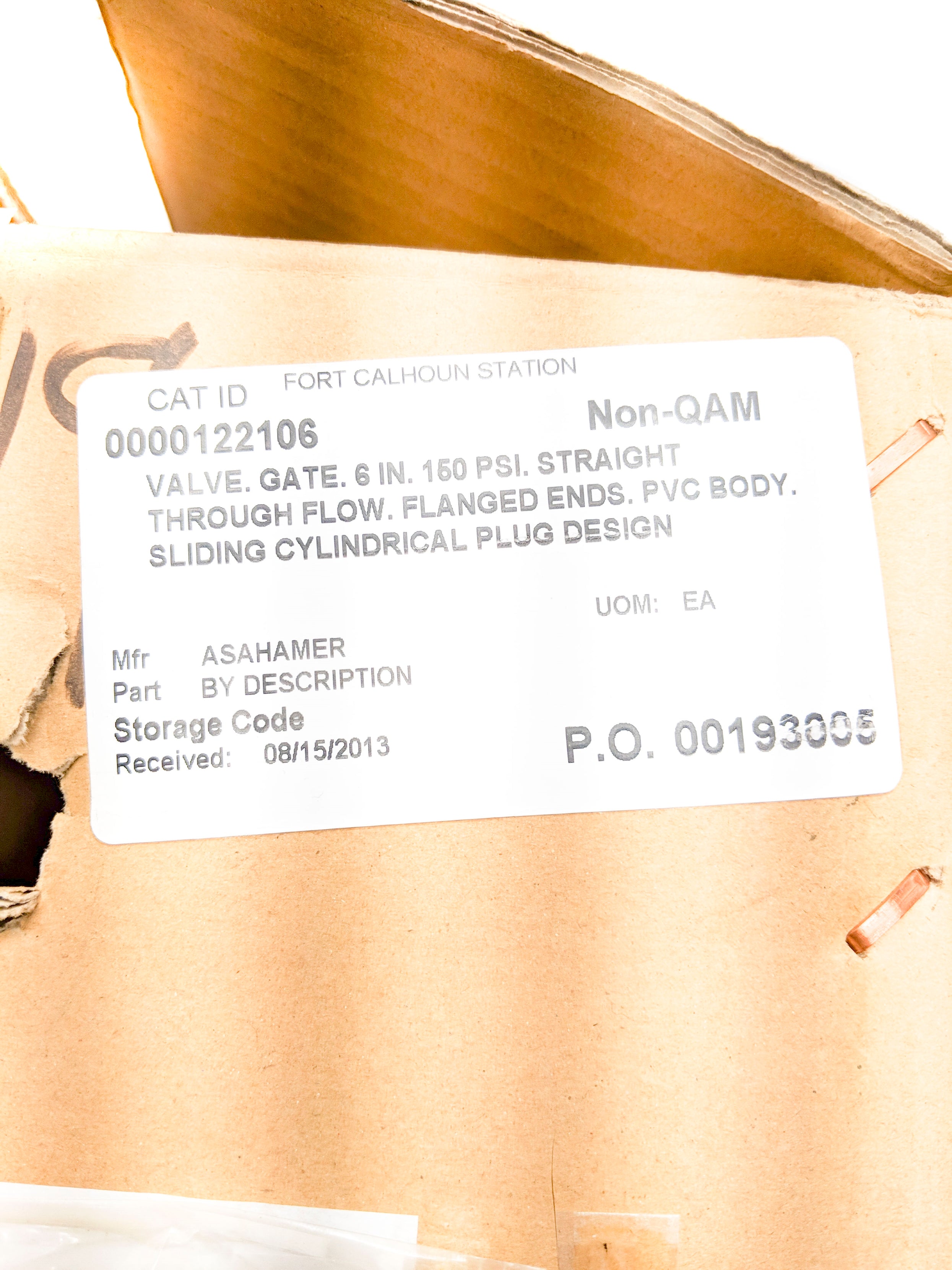 ASAHI VCGMJIEFA150 TYPE P 6" 150PSI NSMP