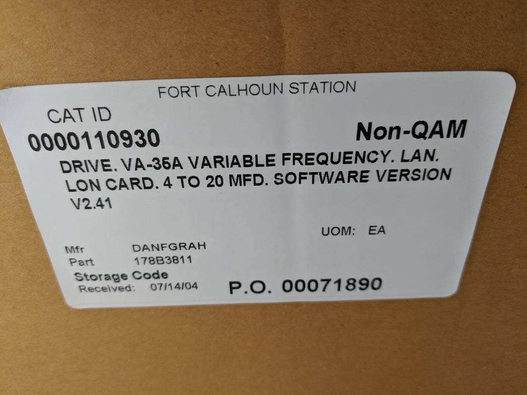 DANFOSS 178B3811 VLT6062GT4CN1STR0DLF40A00C0 NSMP
