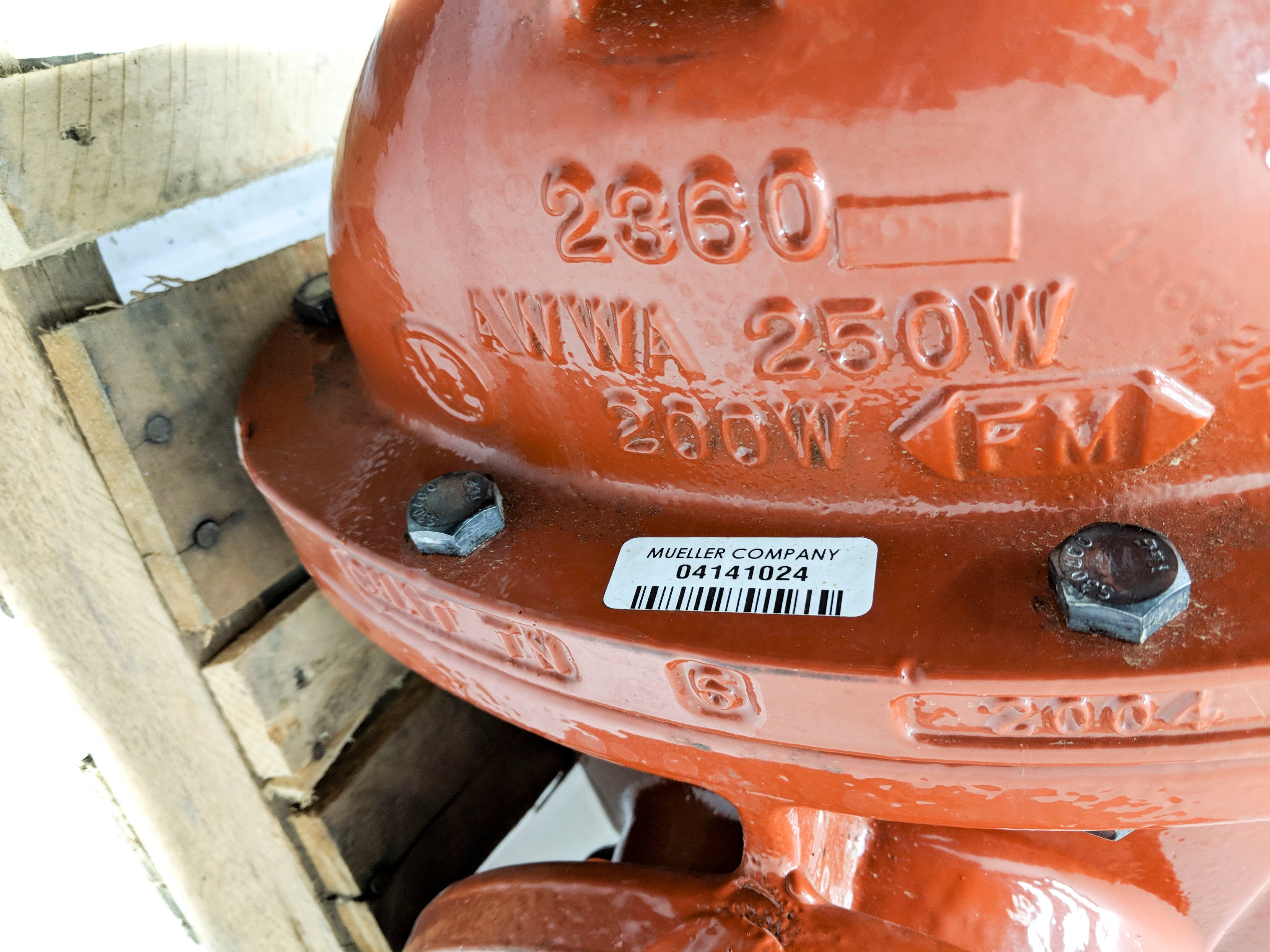 MUELLER AWWA A-2360 04141024 200PSI NSNP