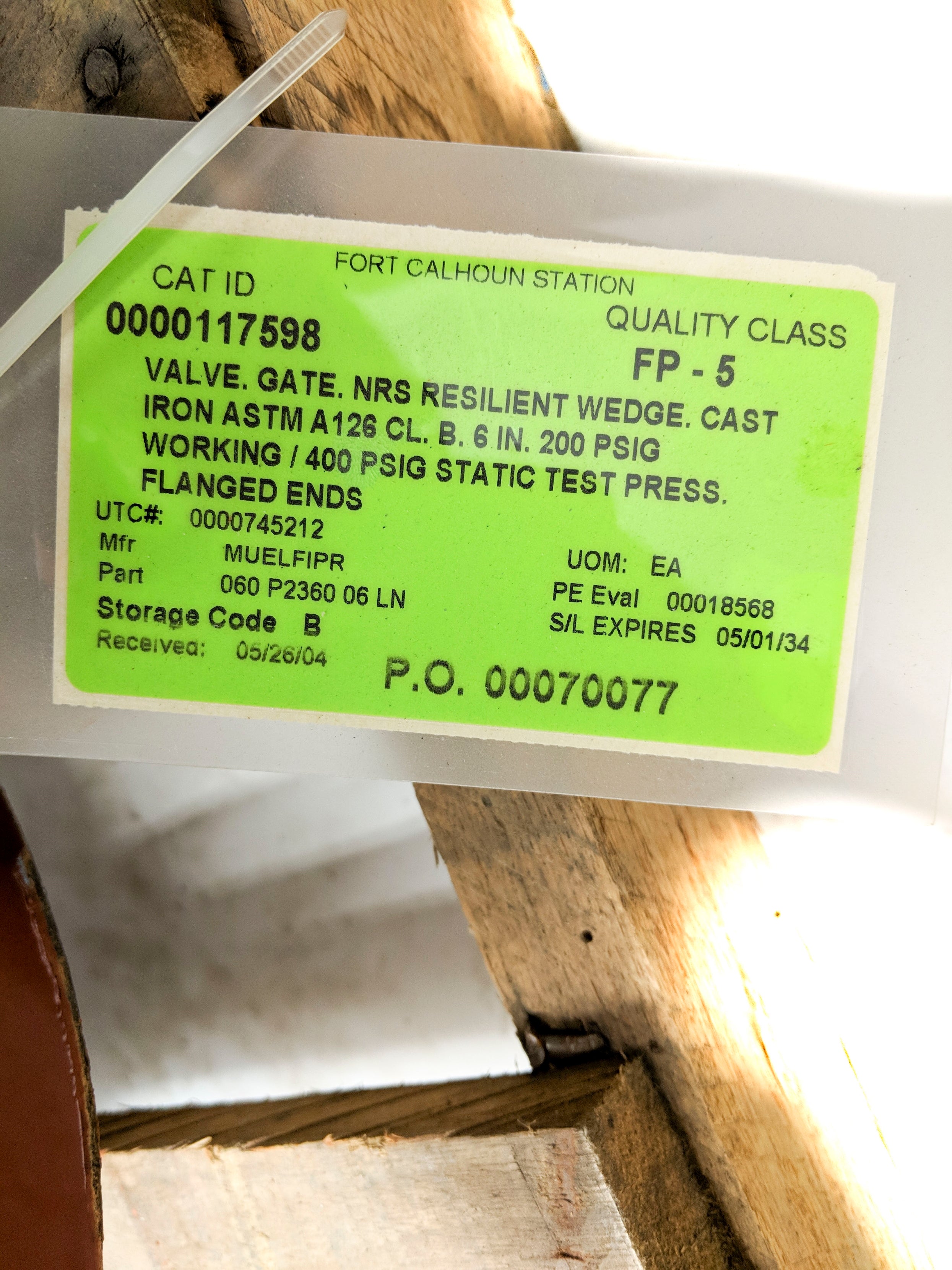 MUELLER AWWA 2360 NSNP