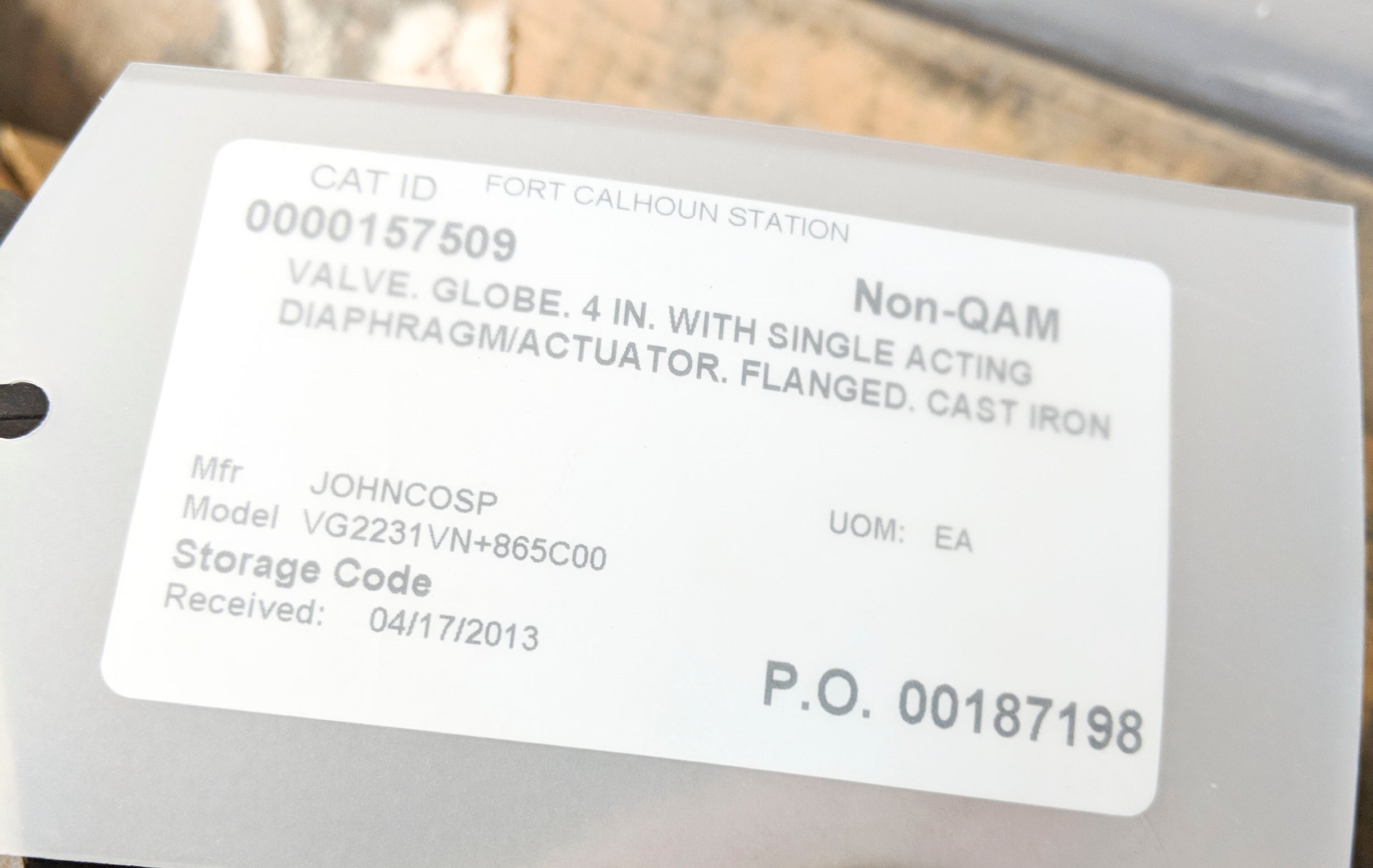 JOHNSON CONTROLS VG2231VN+865C00 NSNP