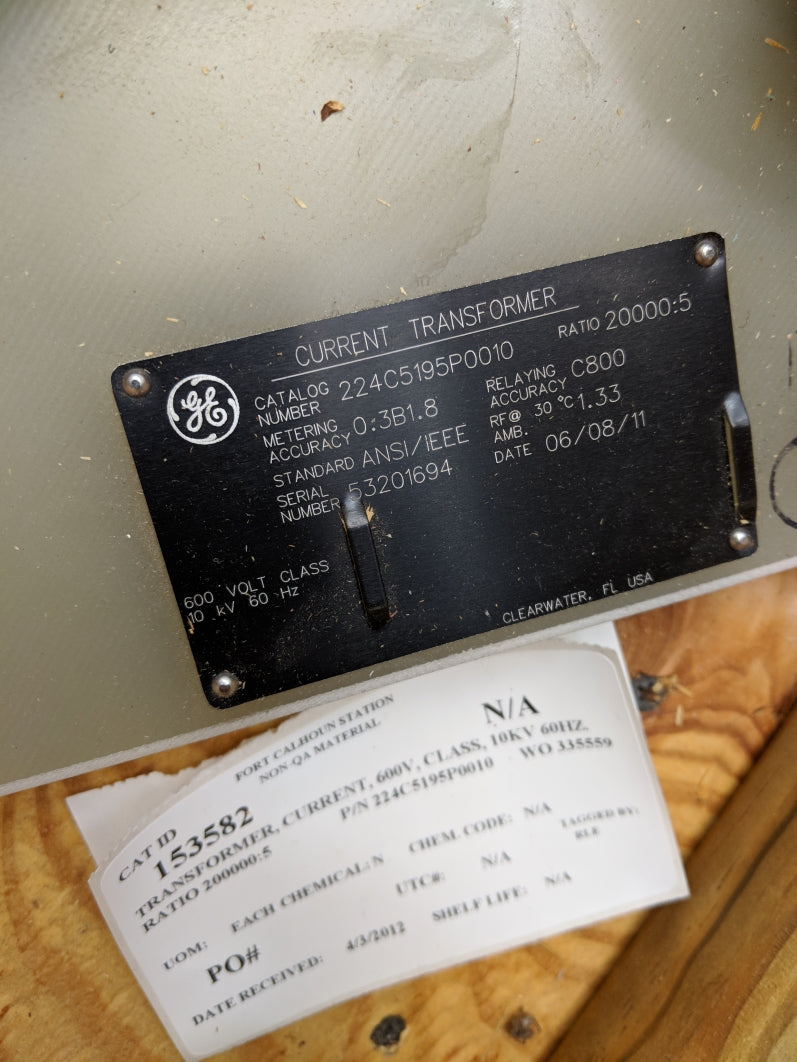 GENERAL ELECTRIC 224C5195P0010 NSNP