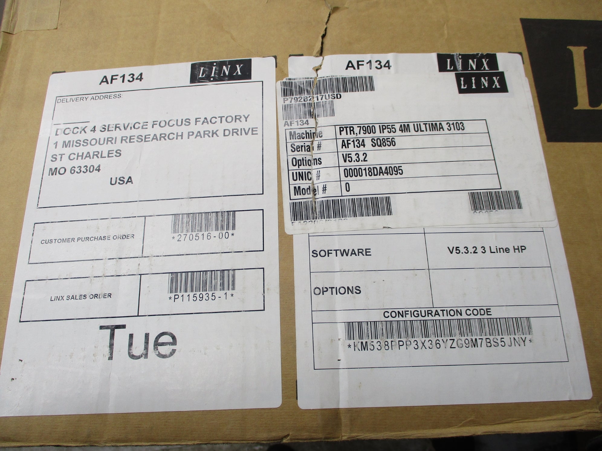 LINX 7900 IP55 w/ULTIMA 3103C NSMP