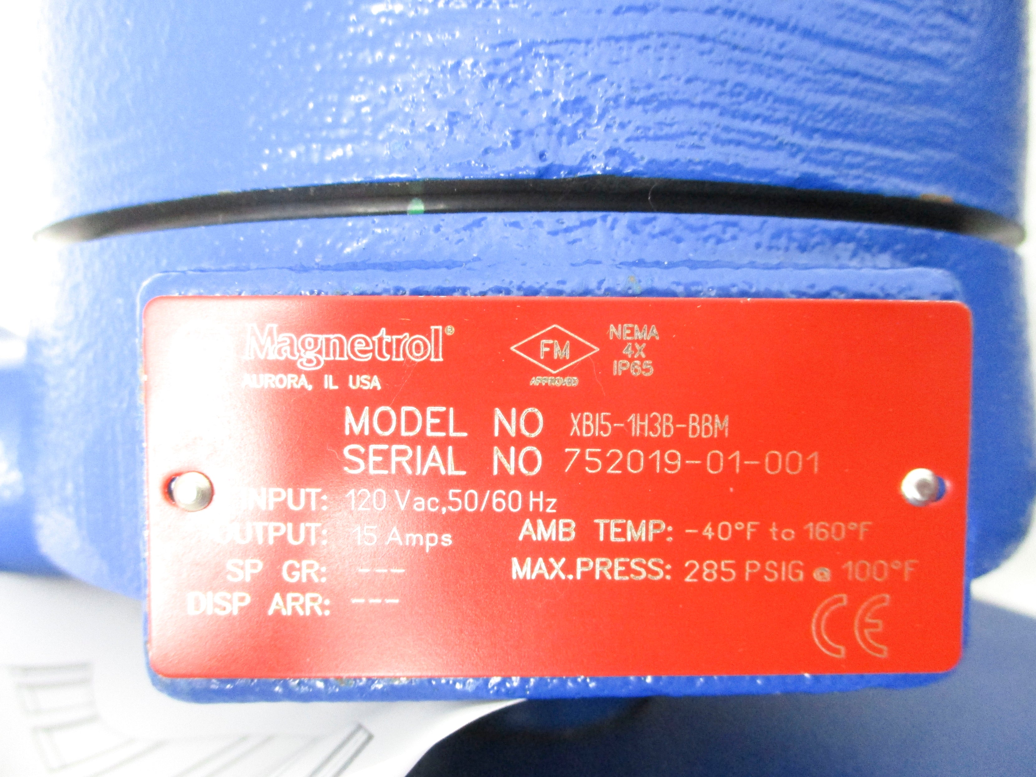 MAGNETROL XBI5-1H3B-BBM NSMP