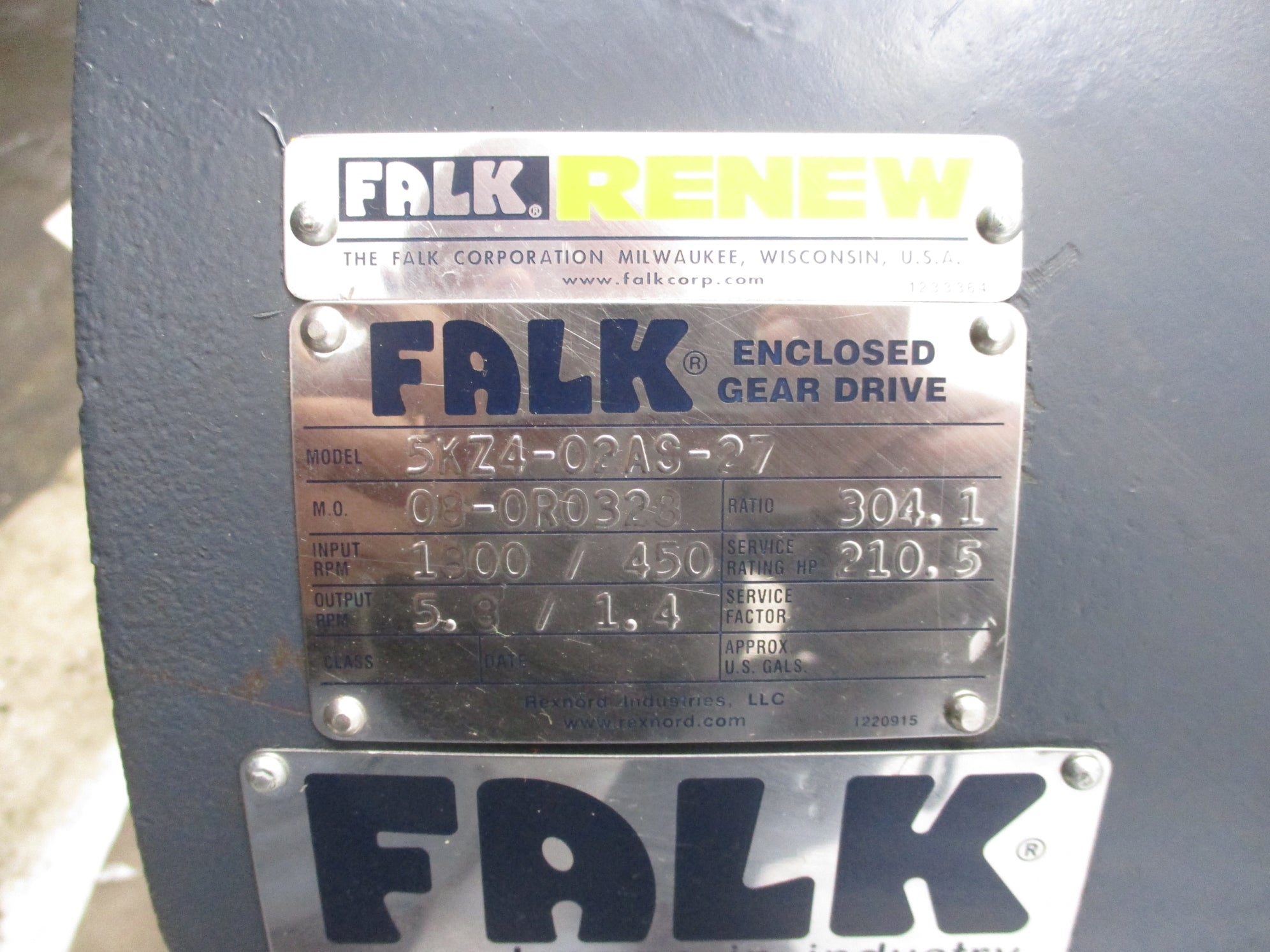FALK 5KZ4-02AS-27 REMAN