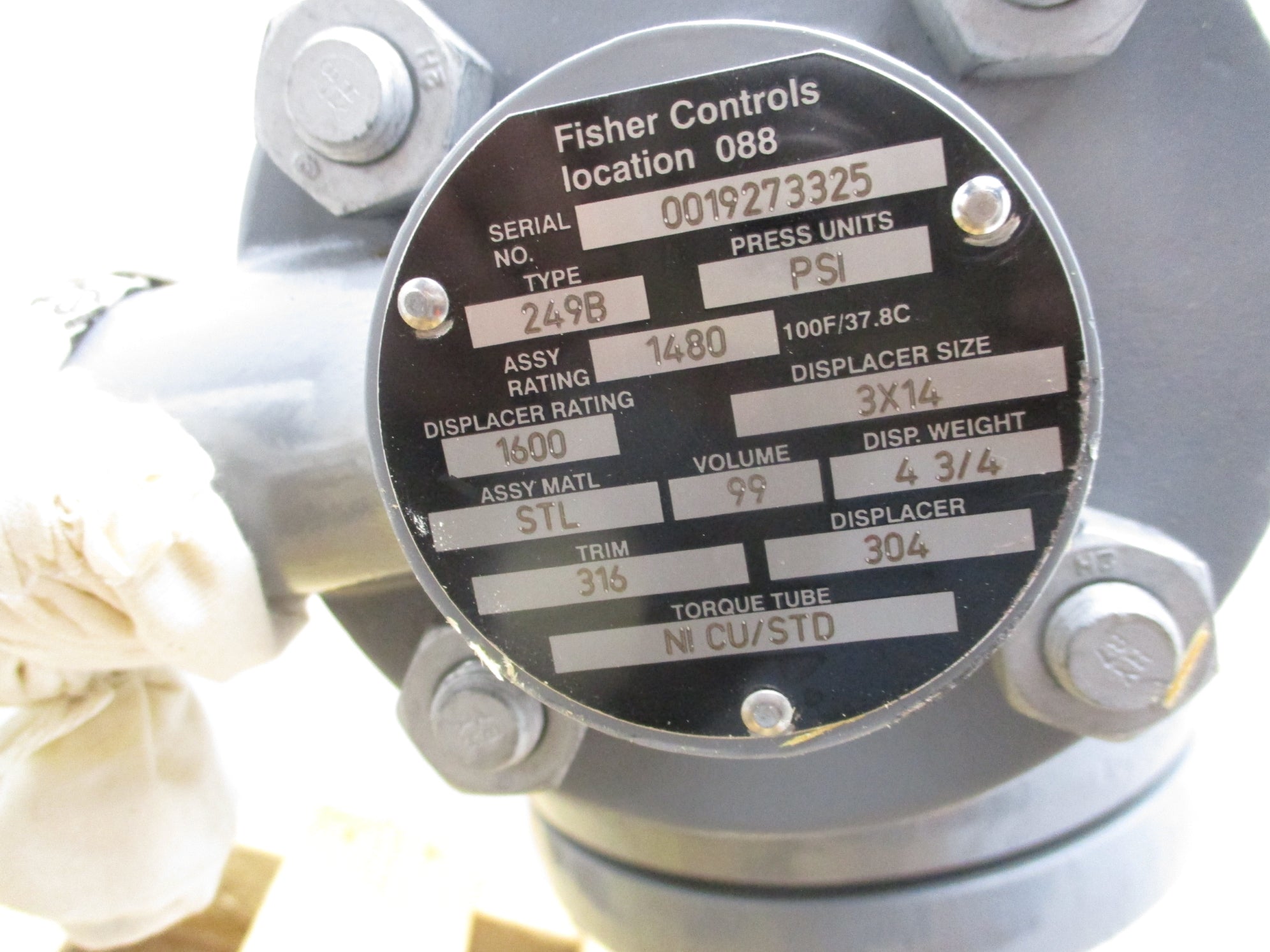 FISHER 2500R-249B 30-6 PSIG NSNP