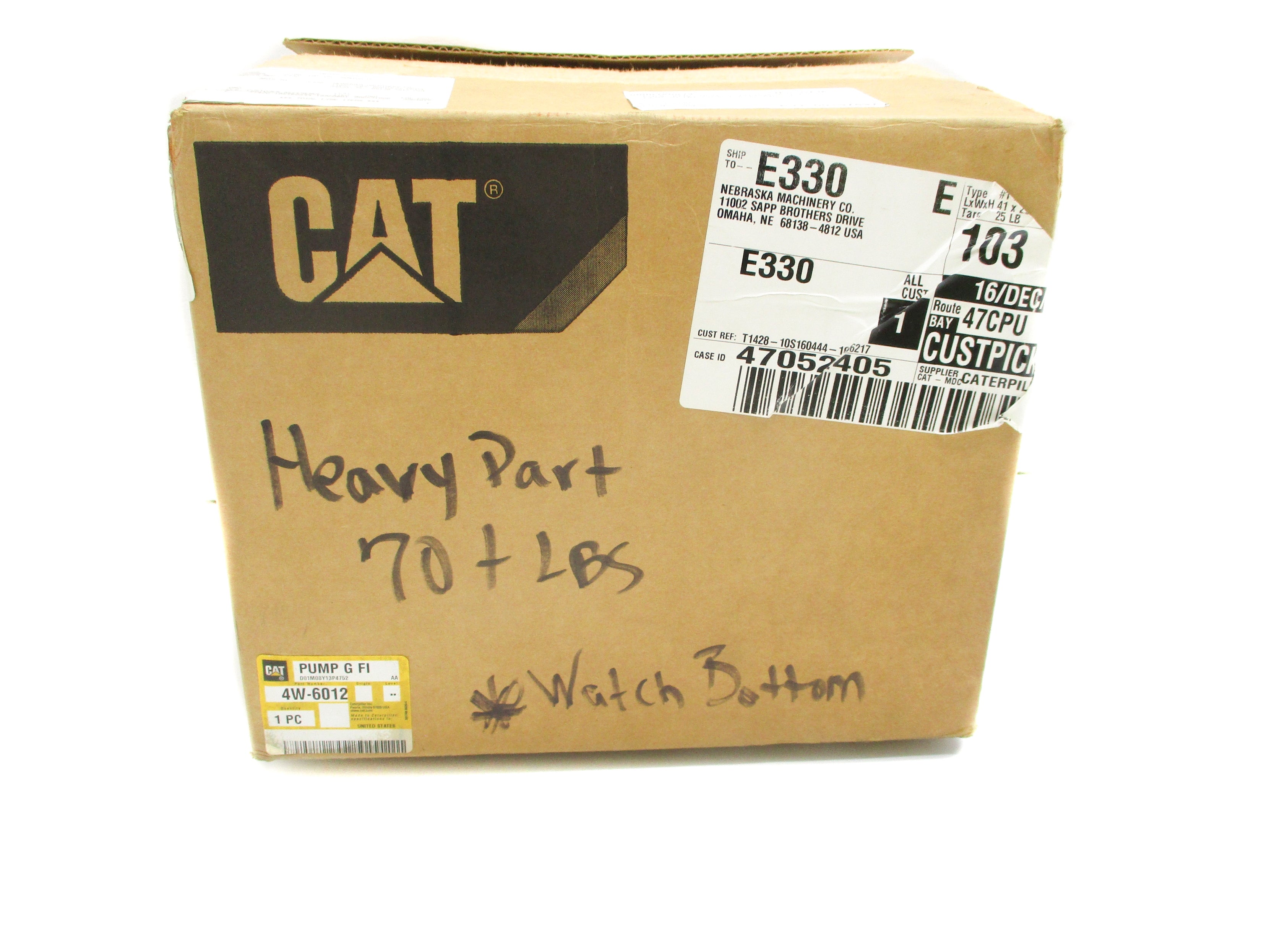 CAT 4W-6012 FUEL INJECTION PUMP NSMP