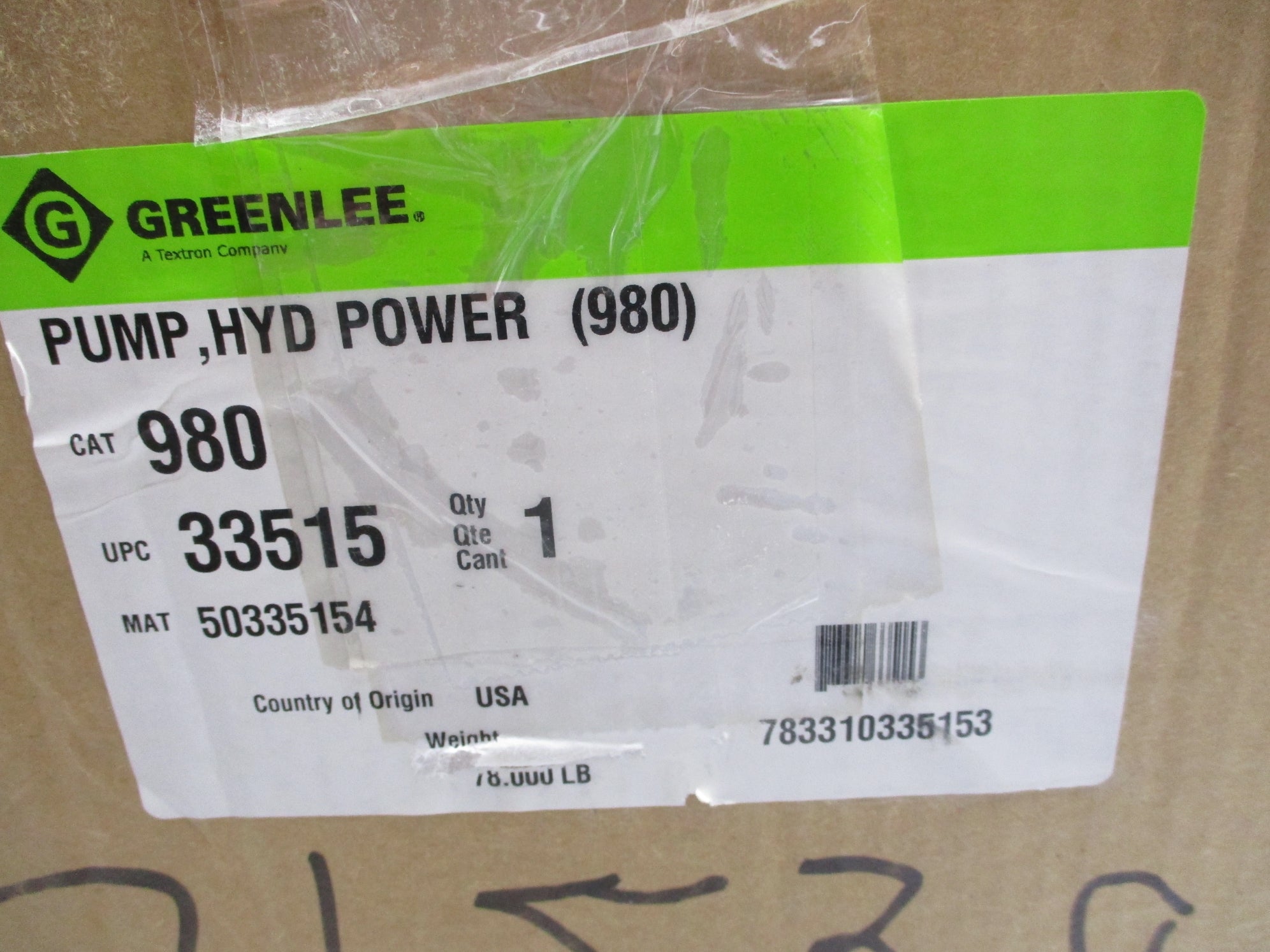 GREENLEE 980 50335154 NSMP