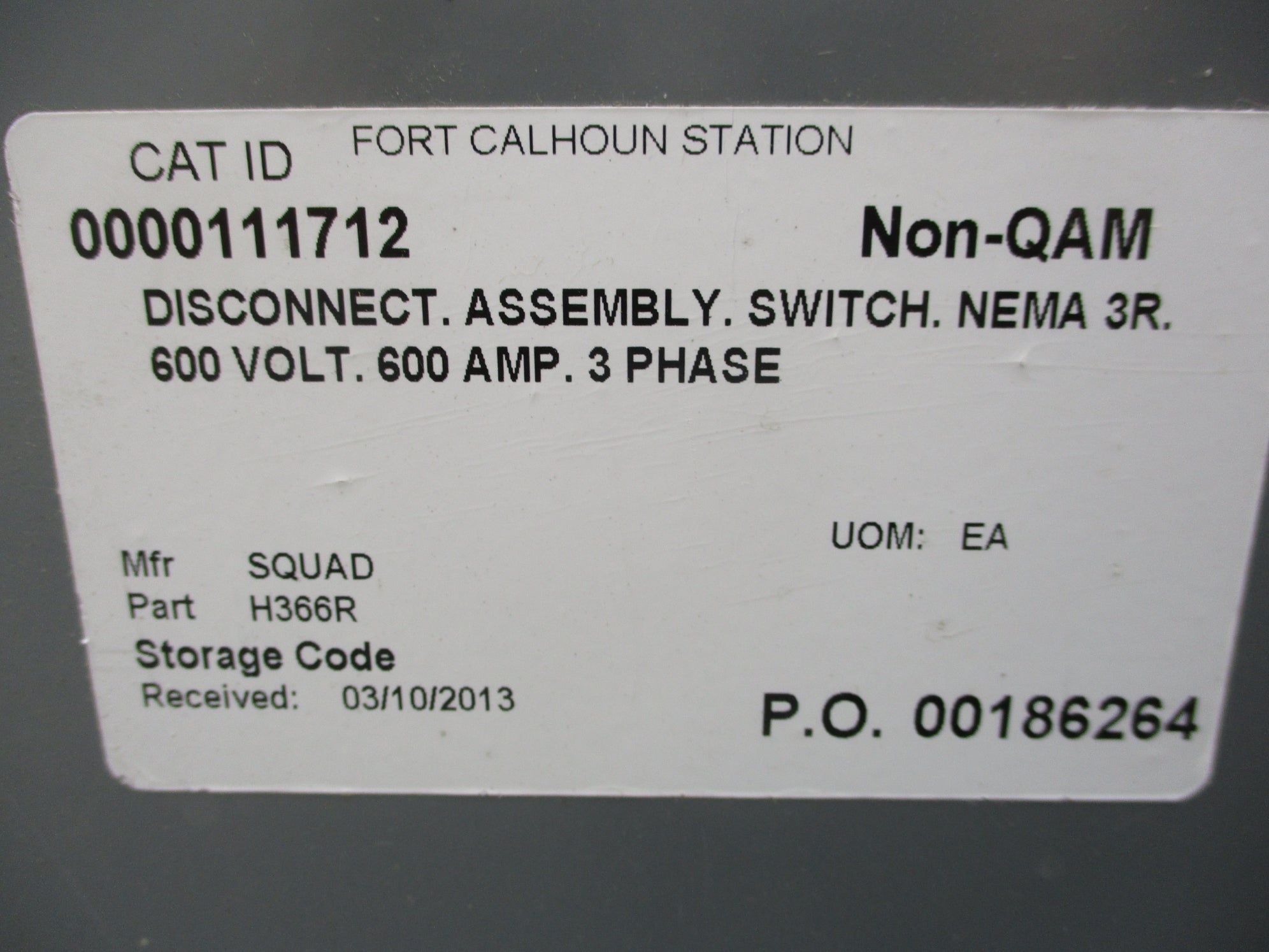 SQUARE D H366R NSNP