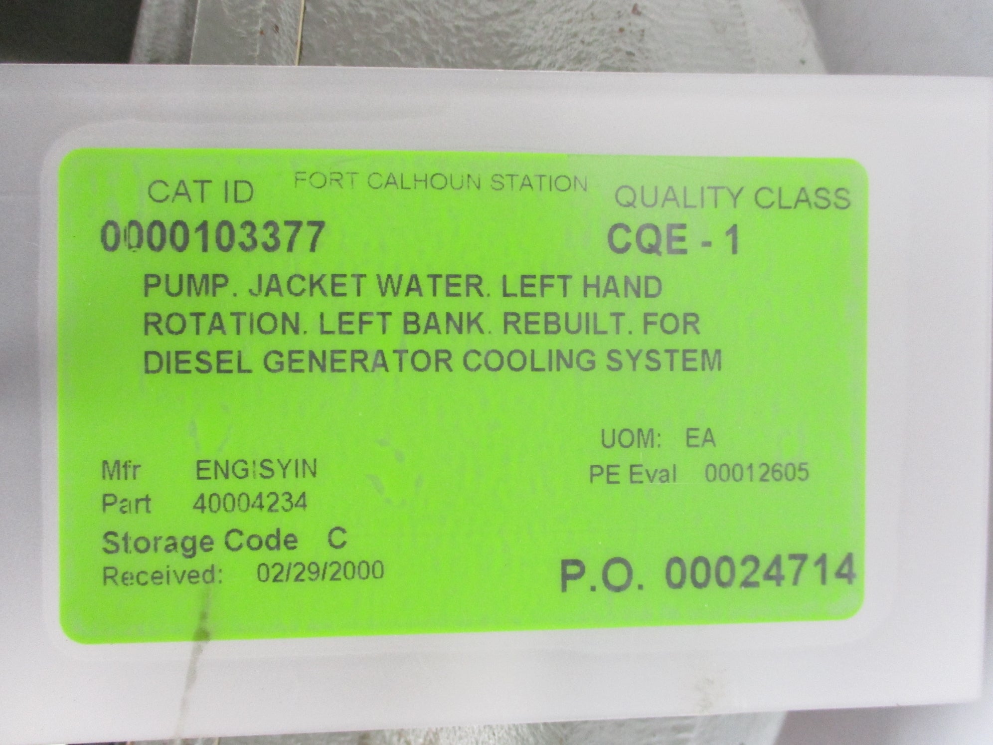 EMD 40004234 REMAN