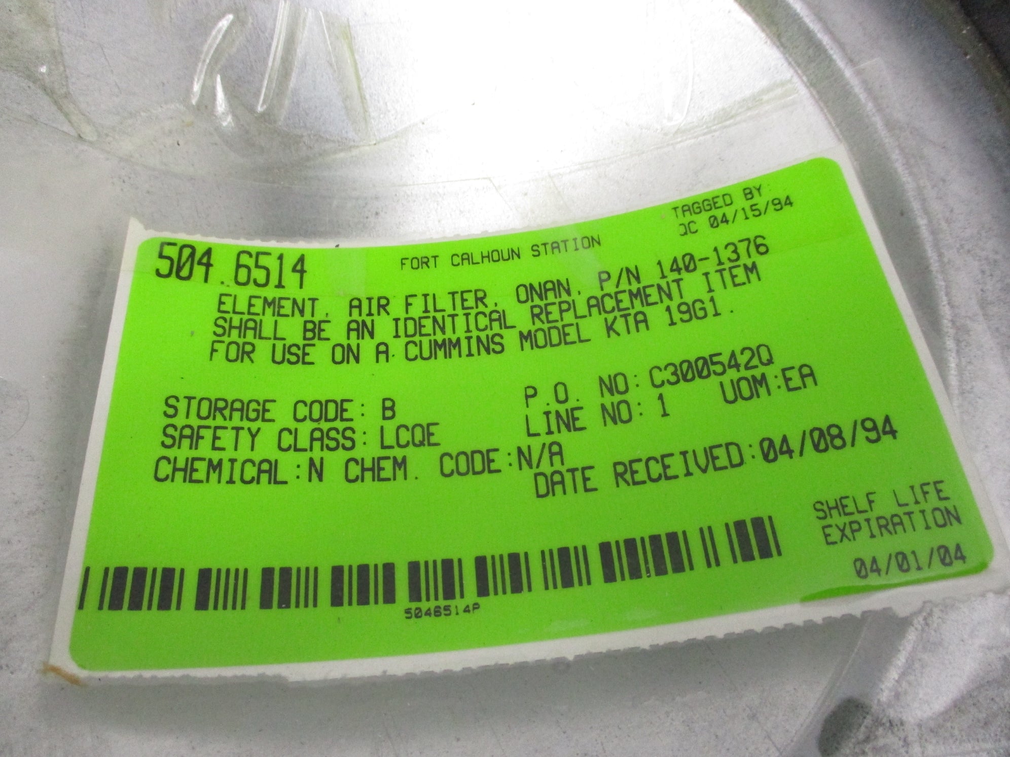 ONAN ELEMENT 140-1376 NSMP