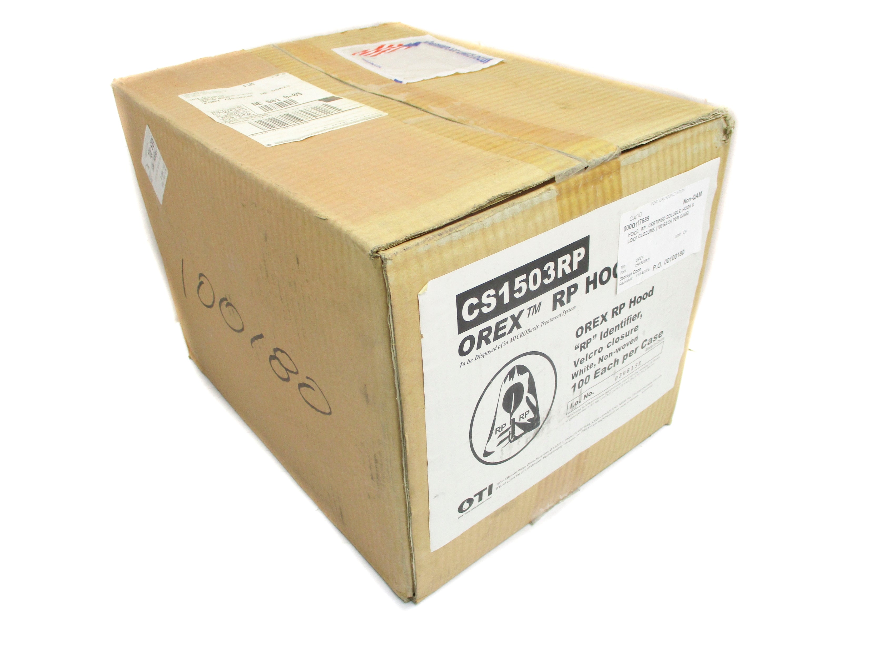 OREX CS1503RP RP HOOD W/VELCRO CLOSURE (PKG OF 100) NSFS