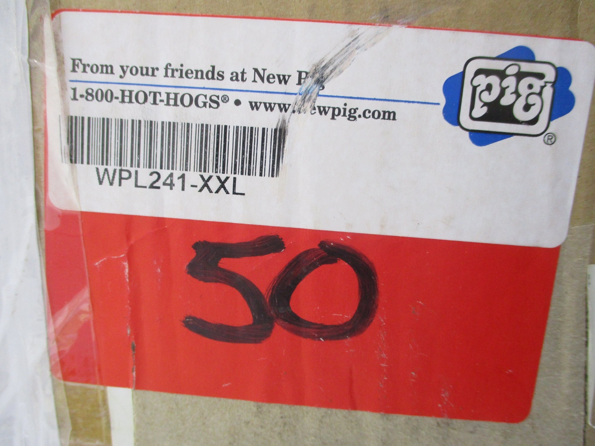 NEW PIG WPL241-XXL (PKG OF 50) NSMP