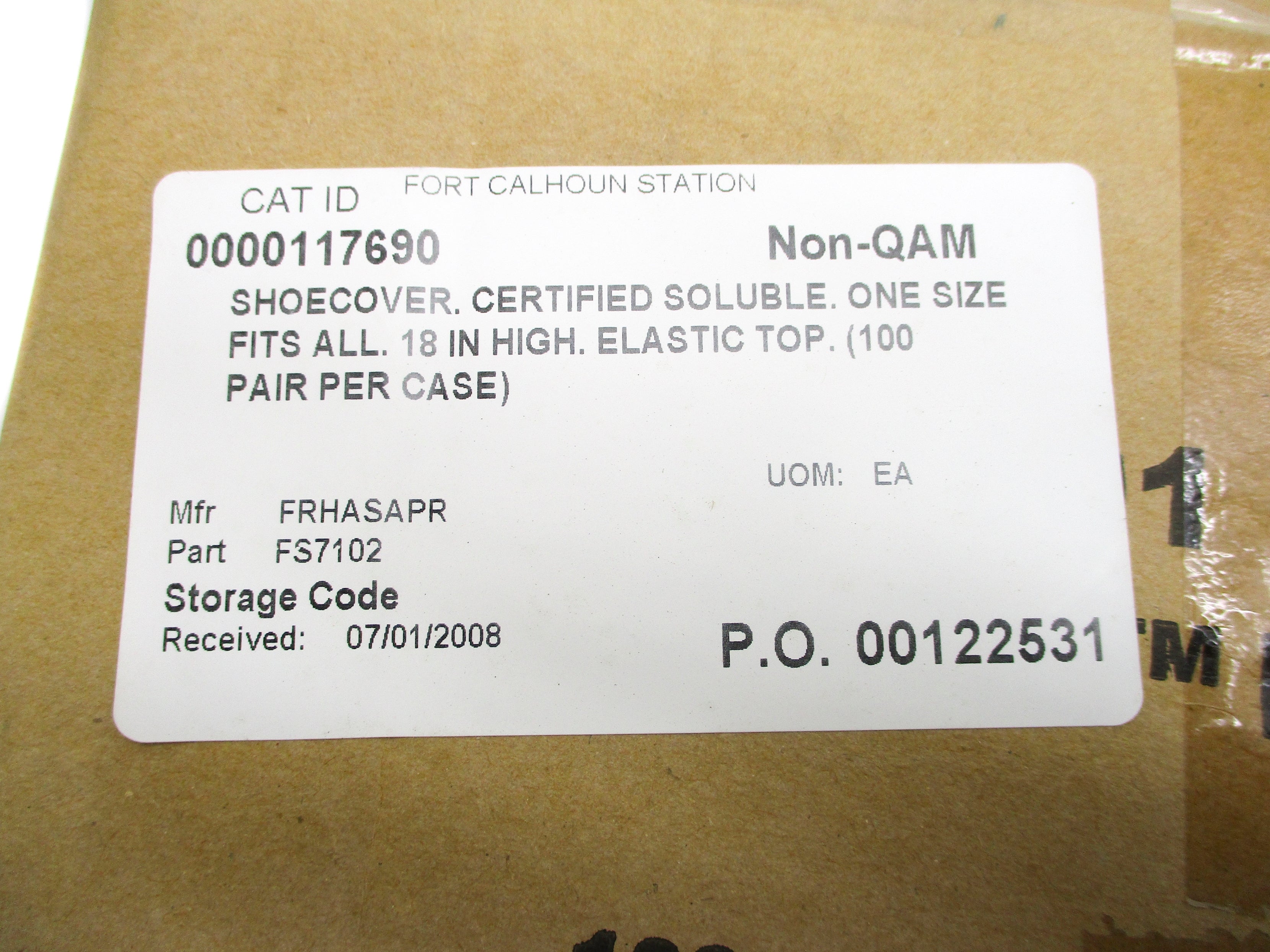 ETI OREX CS1601 BOOT LINER (PKG OF 100) NSMP