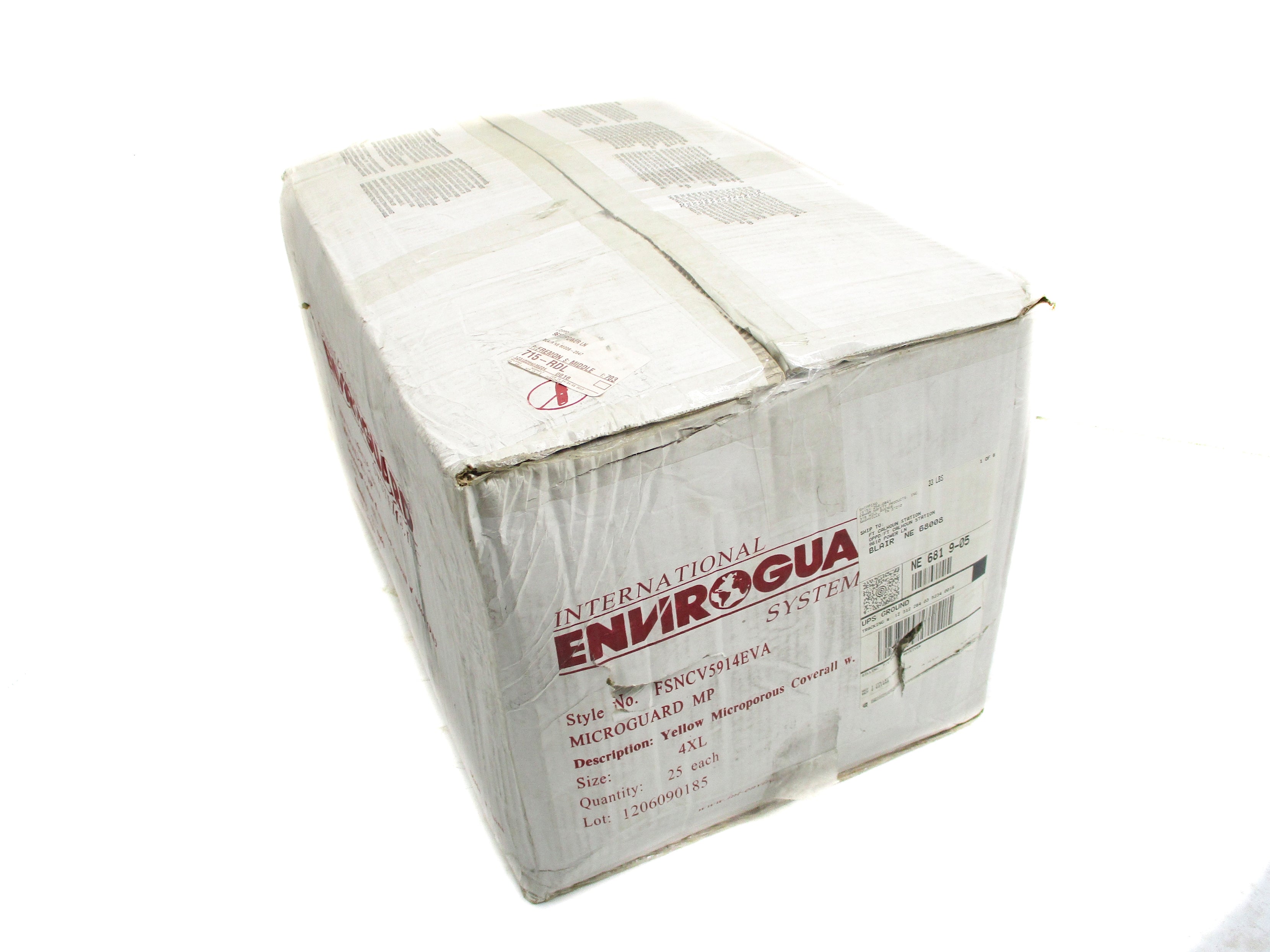 ENVIROGUARD FSNCV5914EVA 4XL COVERALL (PKG OF 25) NSMP