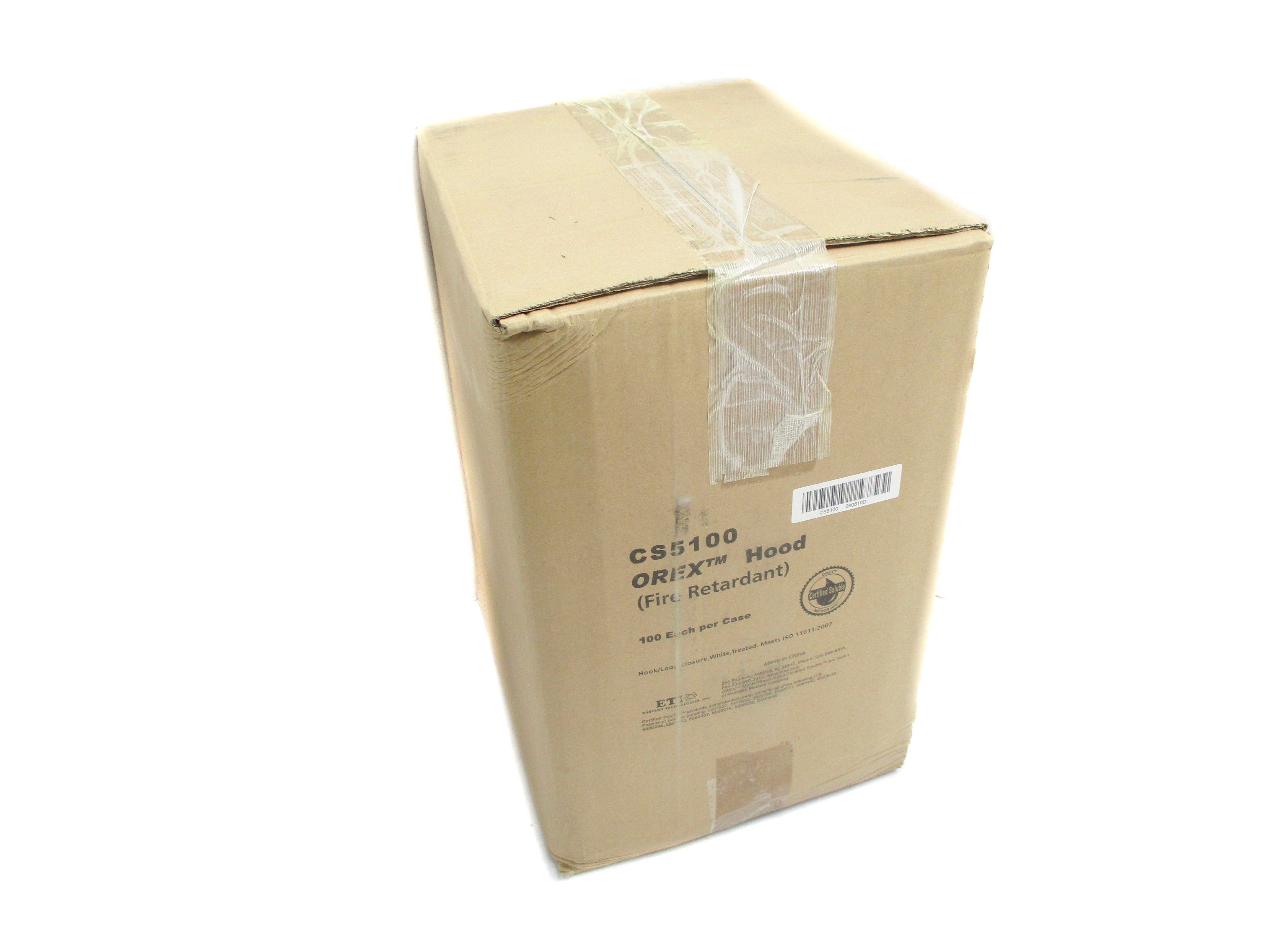 ETI OREX CS5100 FIRE RETARDANT HOOD (PKG OF 100) NSMP