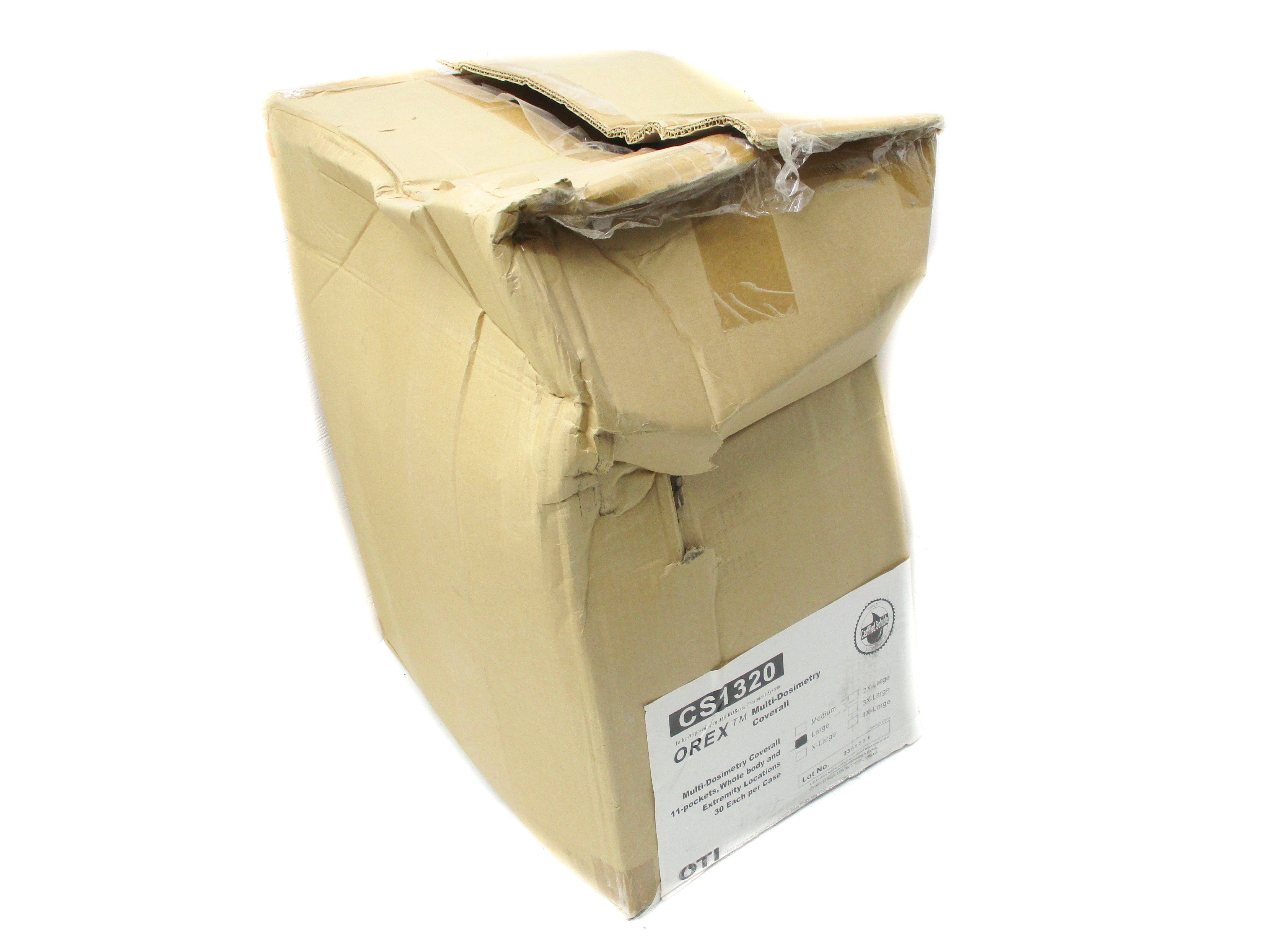 ETI OREX CS1320-L MULTI-DOSIMETRY COVERALL SIZE L (PKG OF 30) NSMP