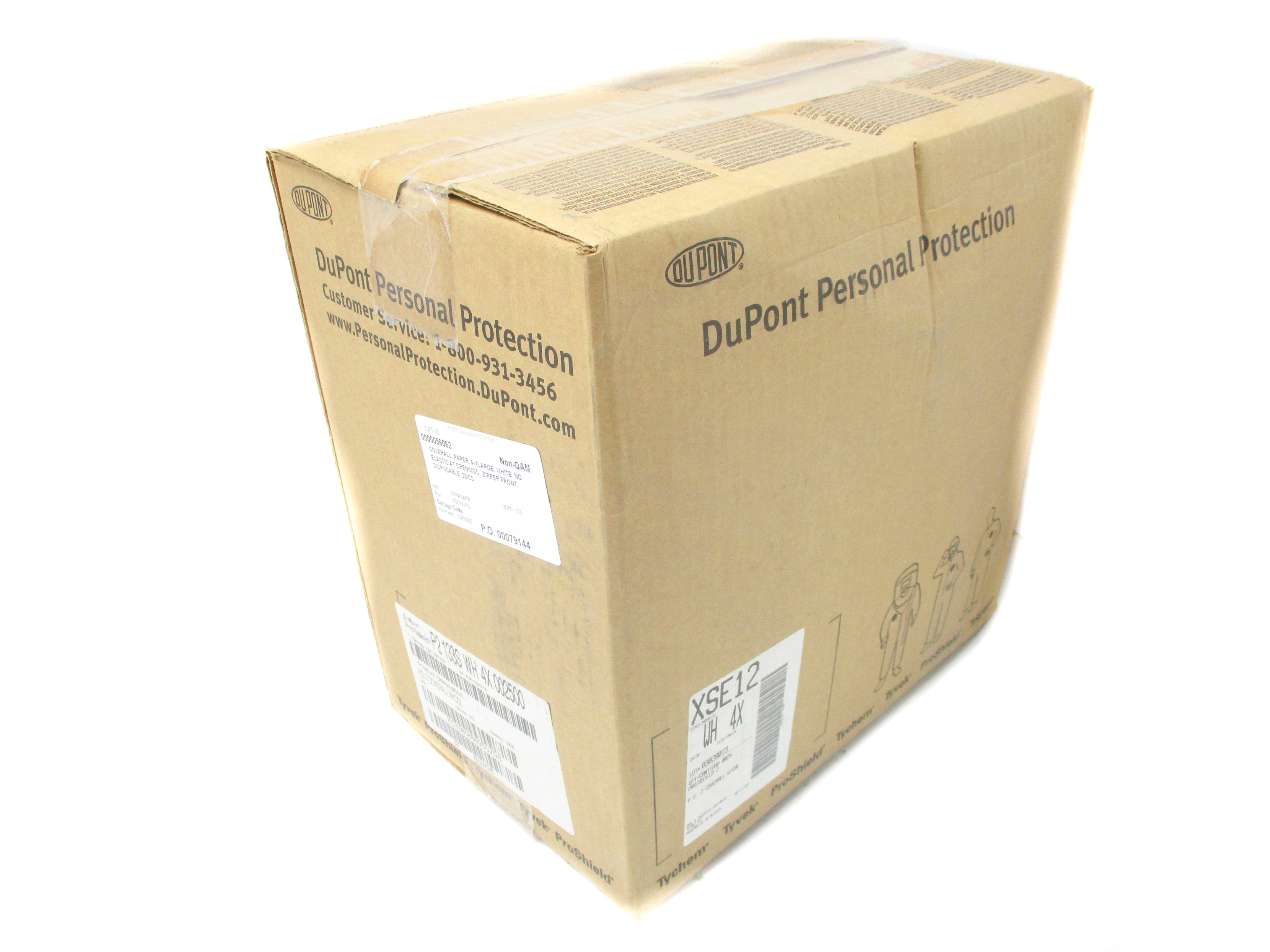 DUPONT XSE12-4XL COVERALL (PKG OF 25) NSMP