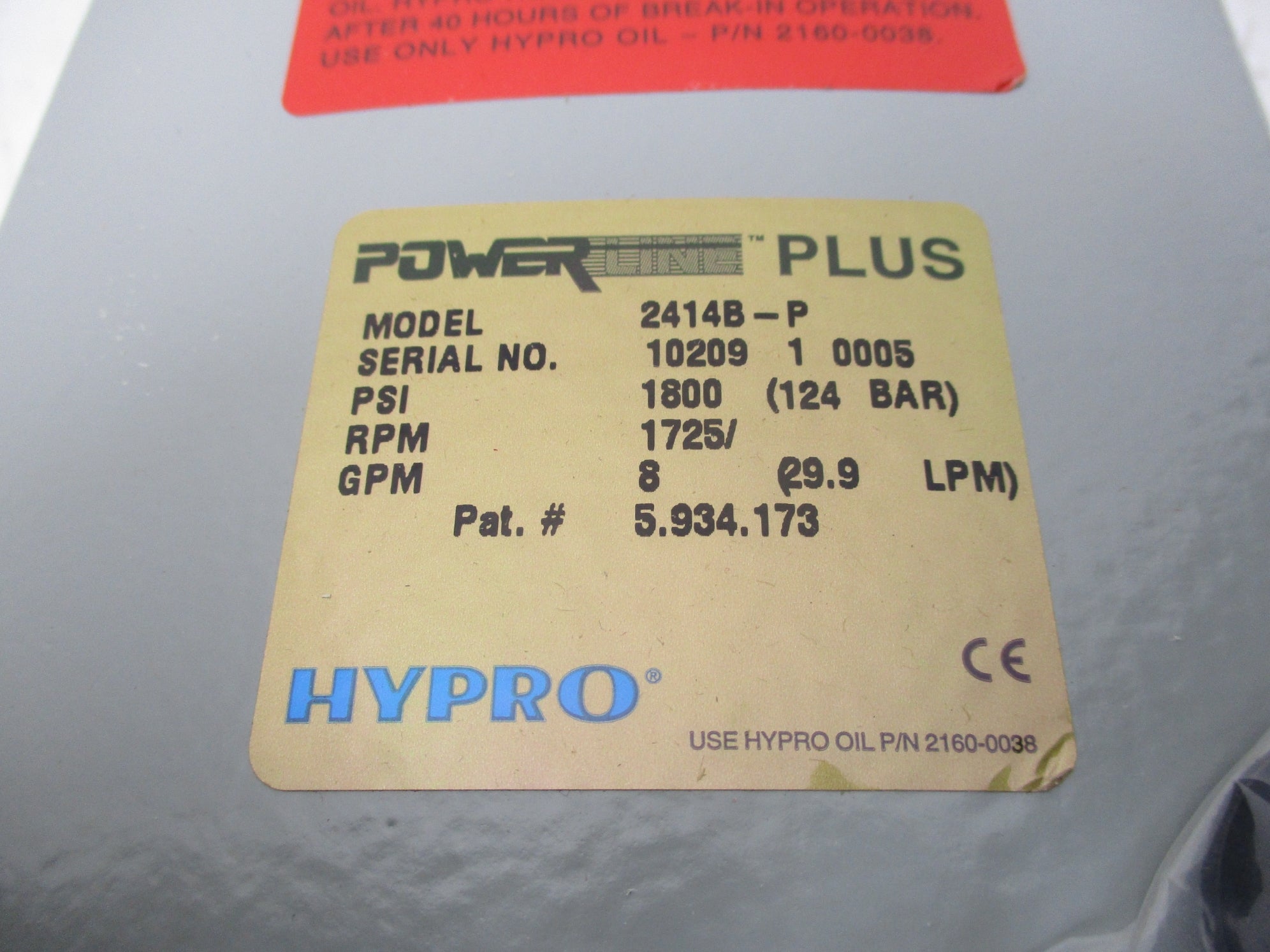 HYPRO POWERLINE PLUS 2414B-P NSMP