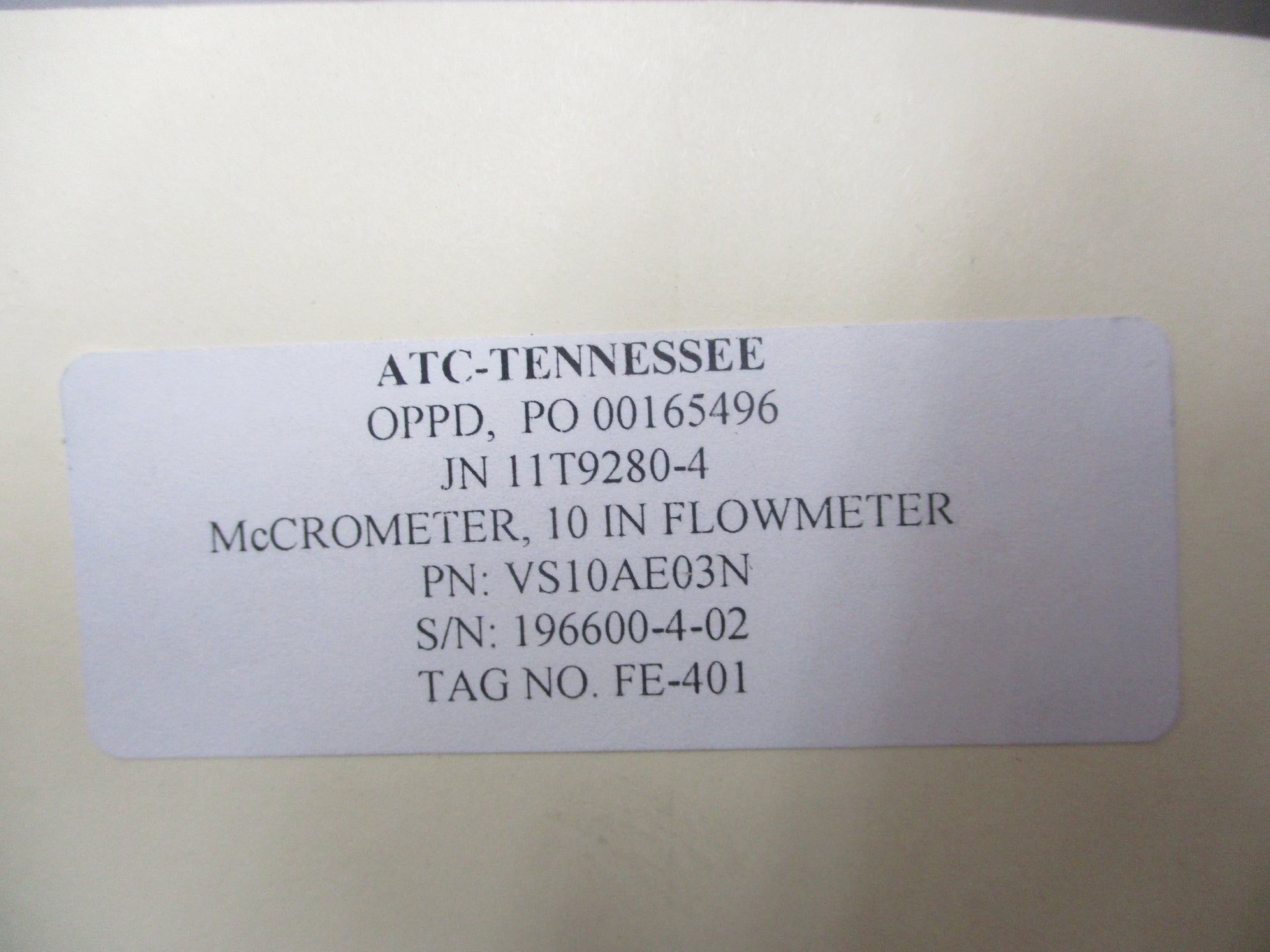 MCCROMETER VS10AE03N NSNP