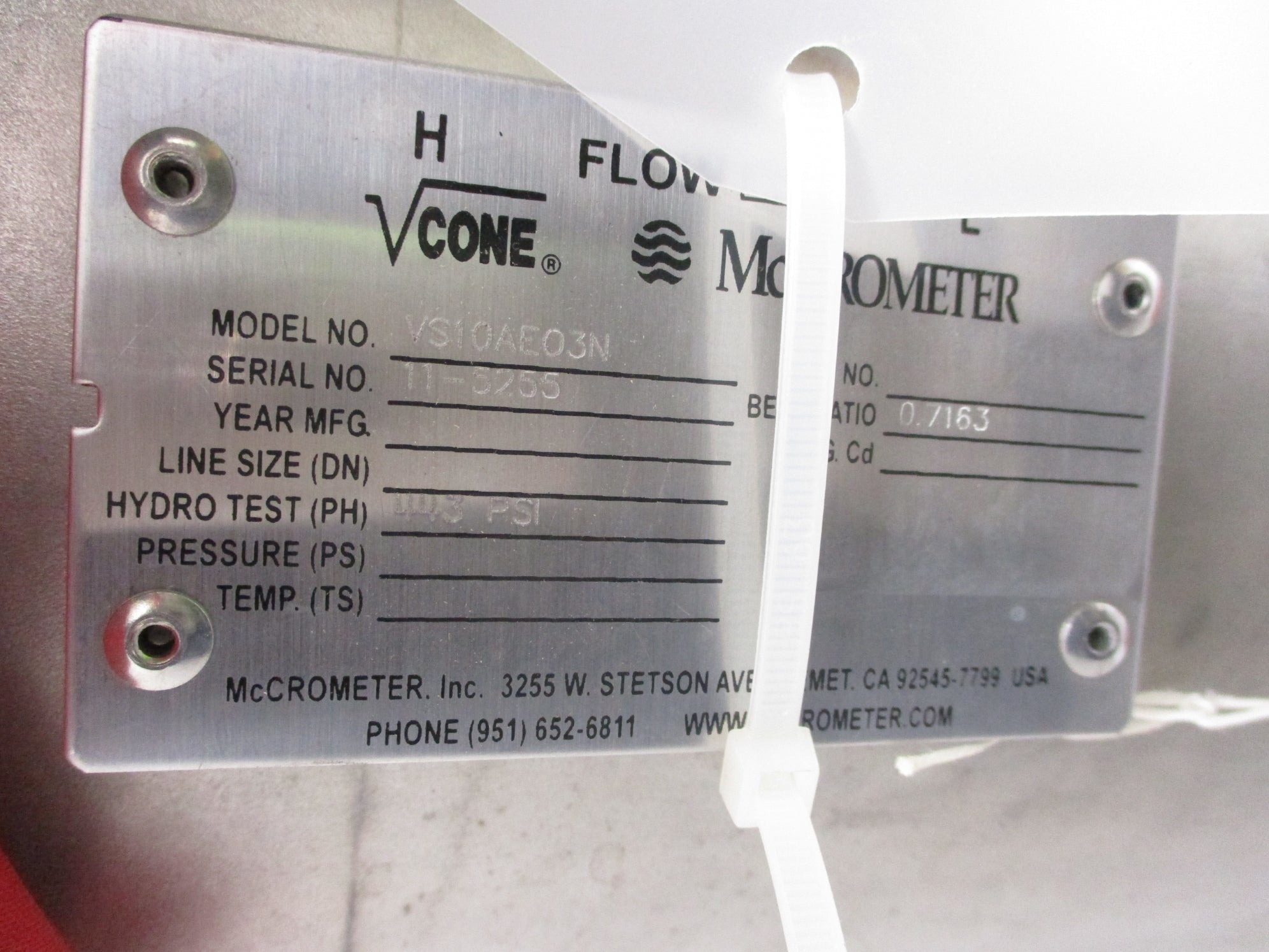MCCROMETER VS10AE03N NSNP