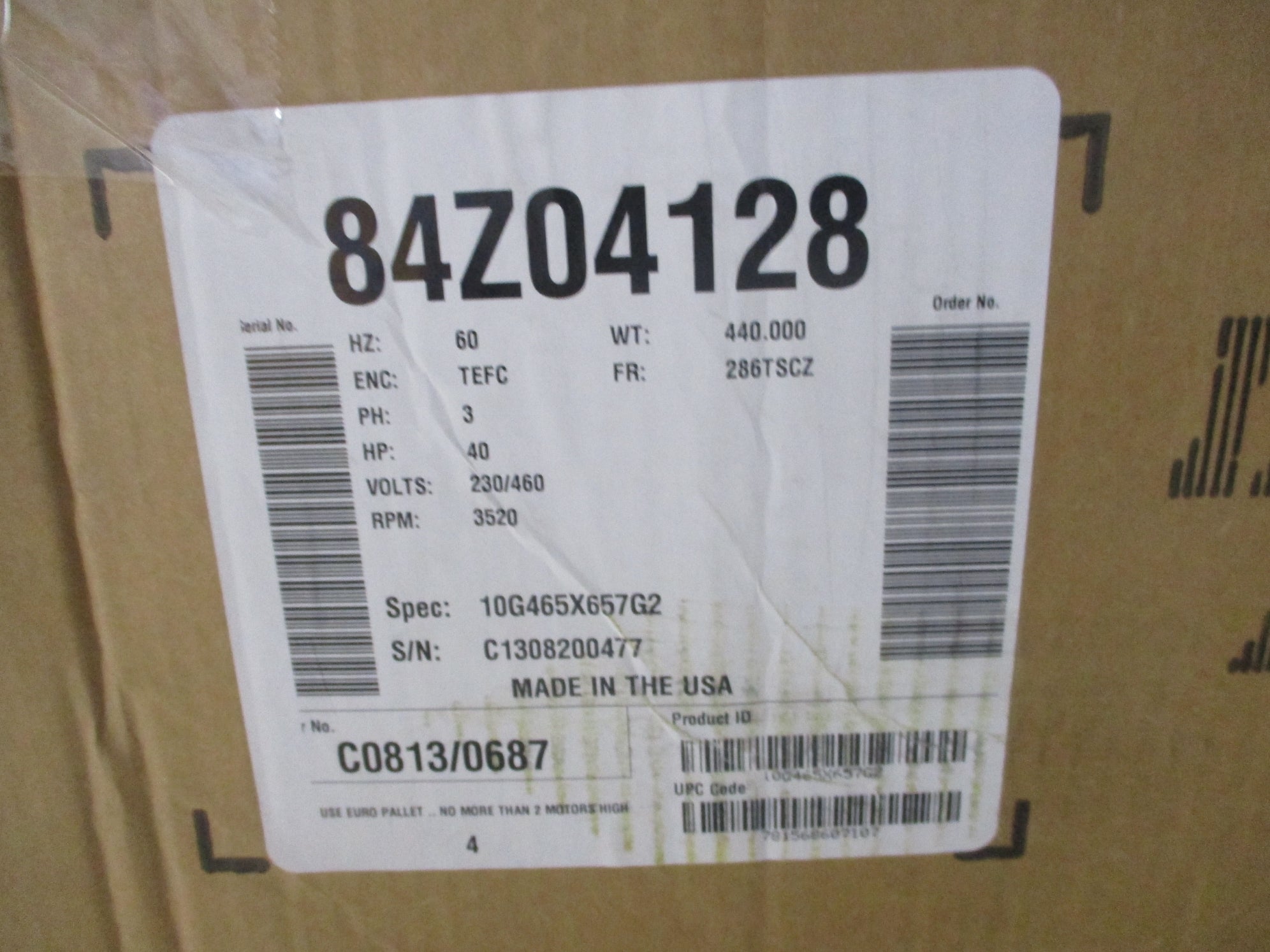 BALDOR 84Z04128 NSMP