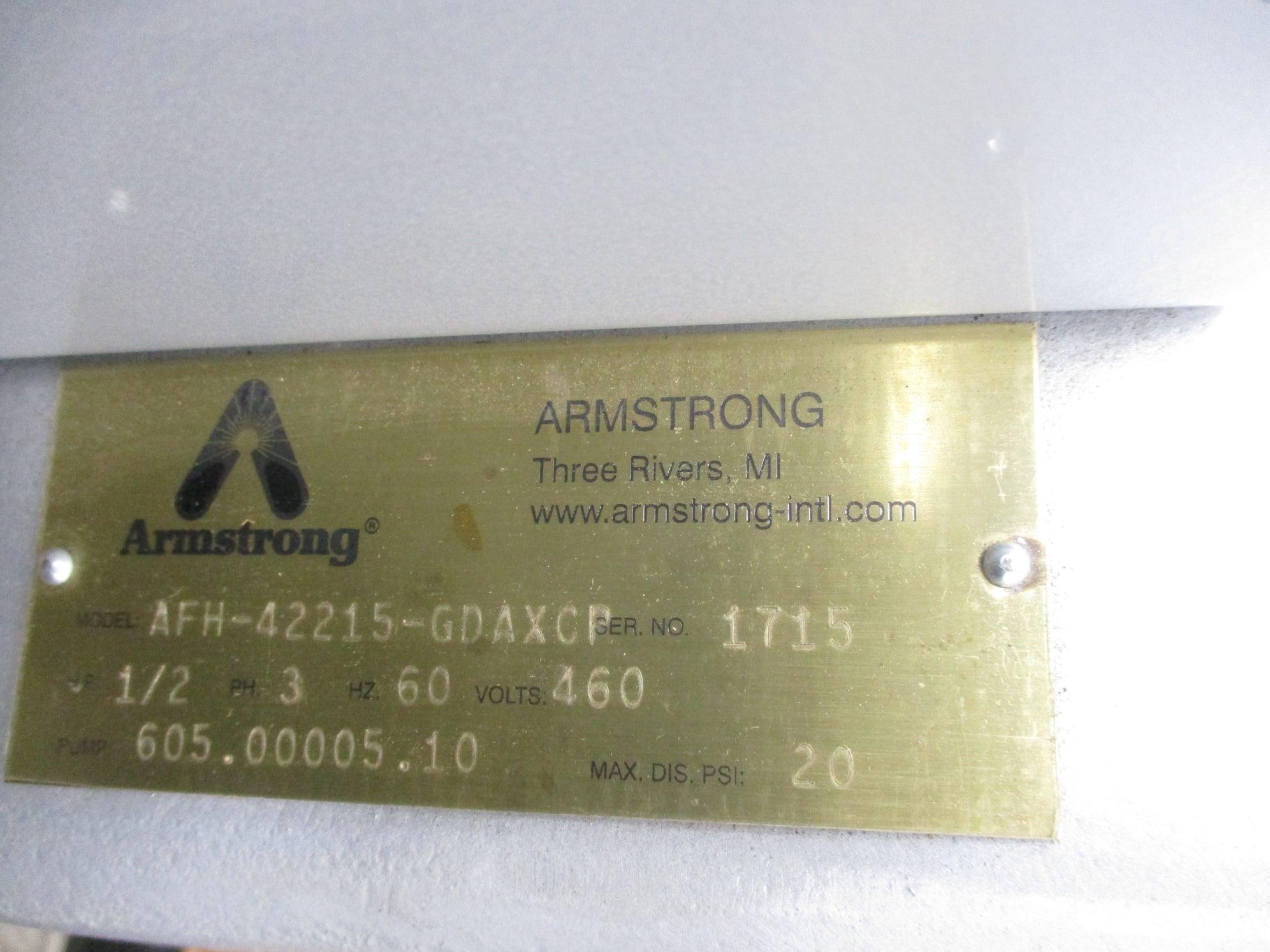 ARMSTRONG AFH-42215-GDAXCP 20000142 NSNP