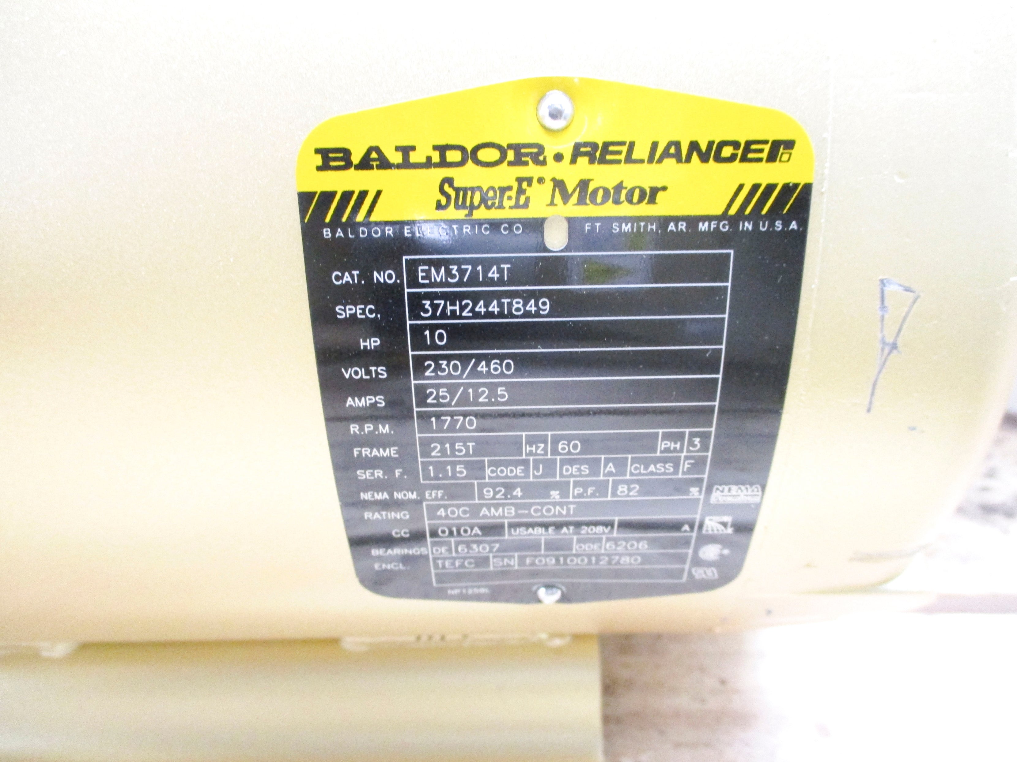 BALDOR EM3714T NSNP