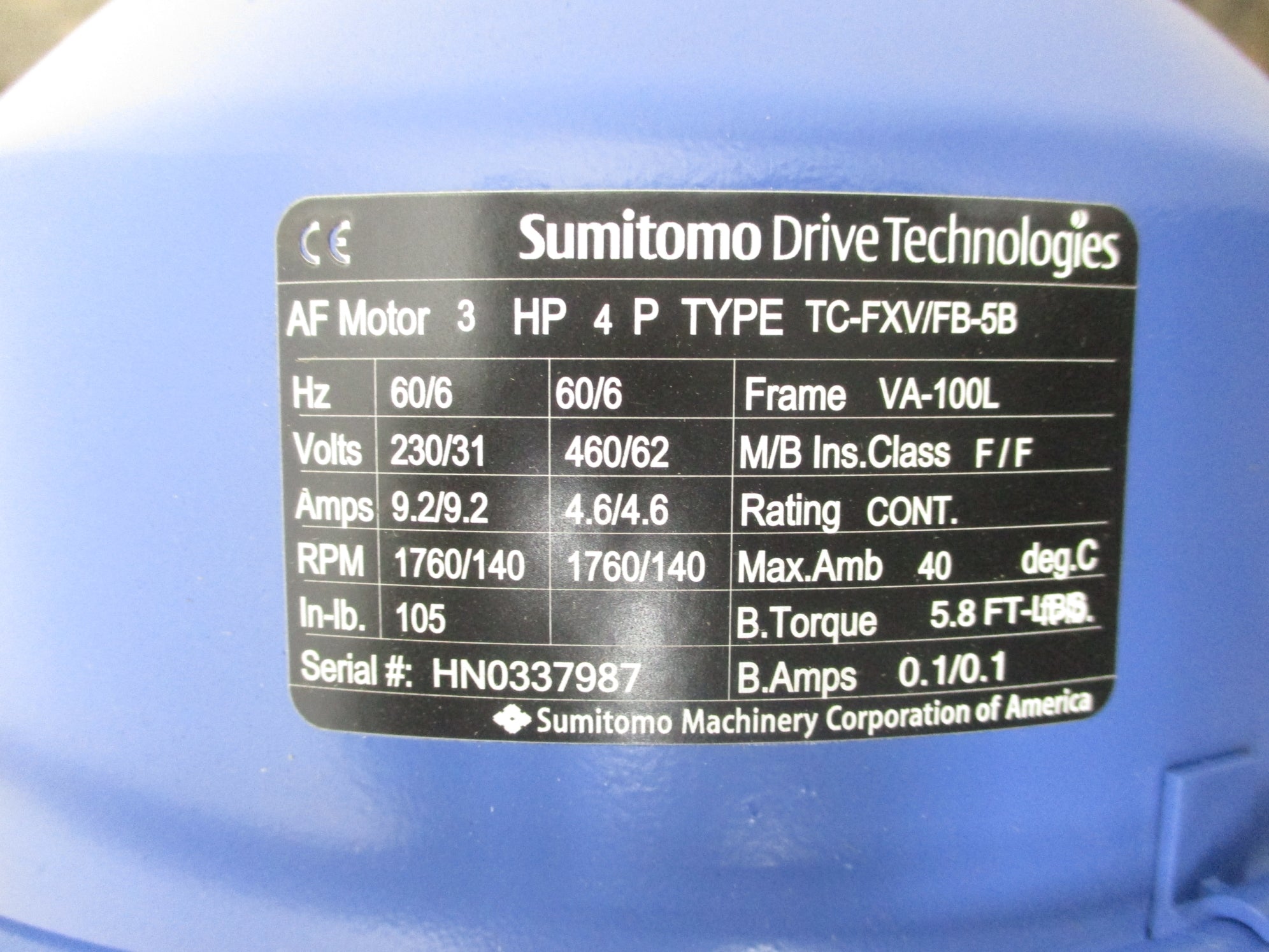 SUMITOMO TC-FXV/FB-5B CHHMS3-6175DC-AV-B-231 NSNP