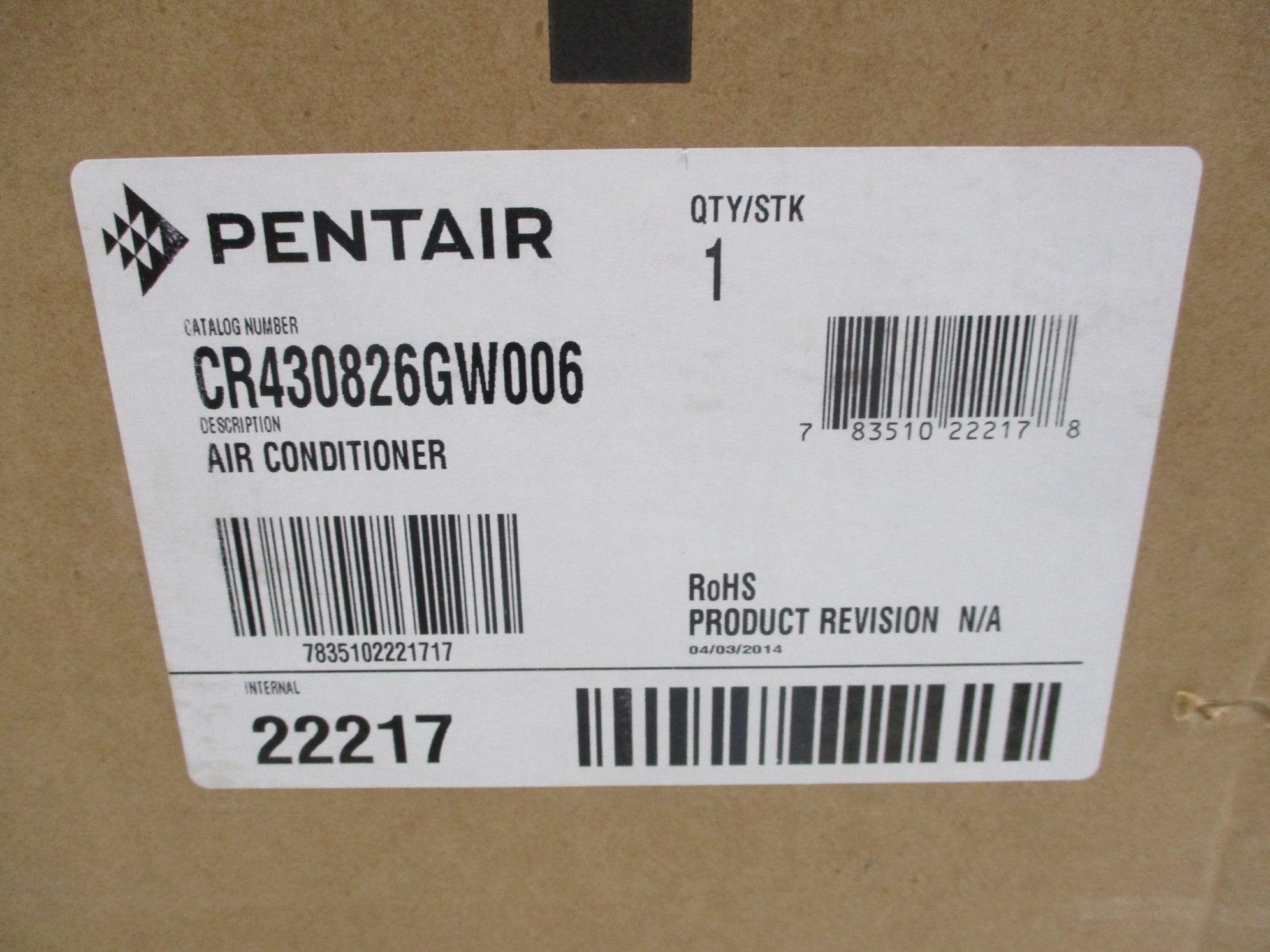 PENTAIR CR430826GW006 NSFS