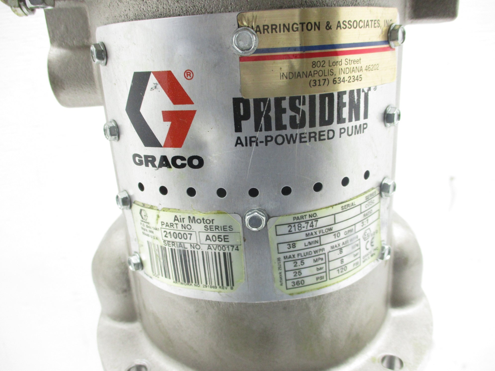 GRACO 210007 218-747 NSNP