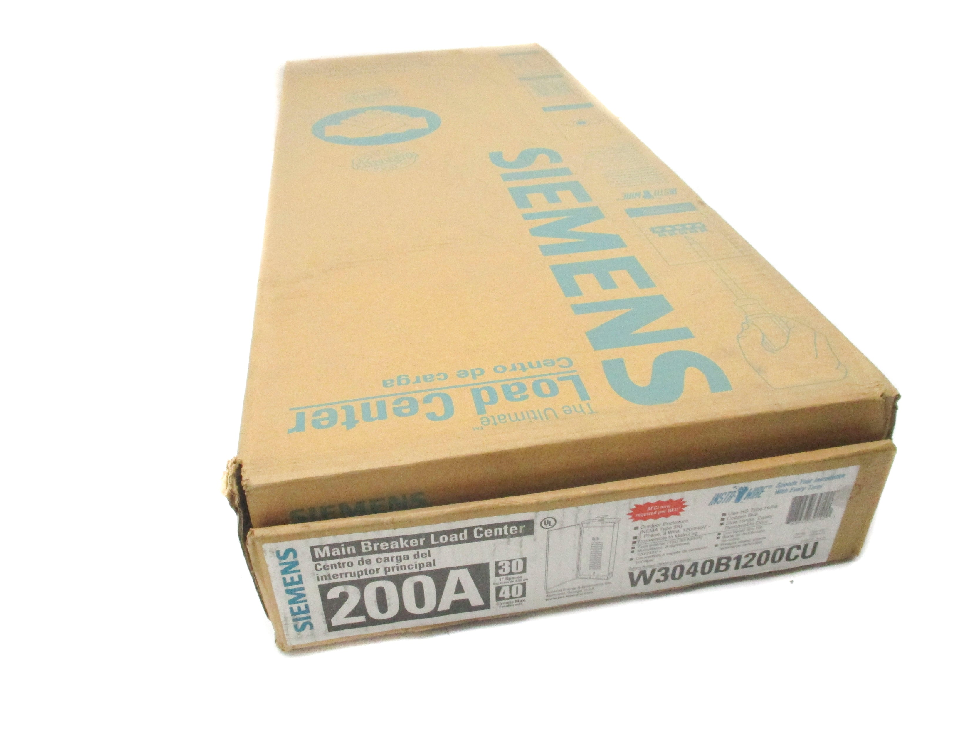 SIEMENS W3040B1200CU 200A NSMP