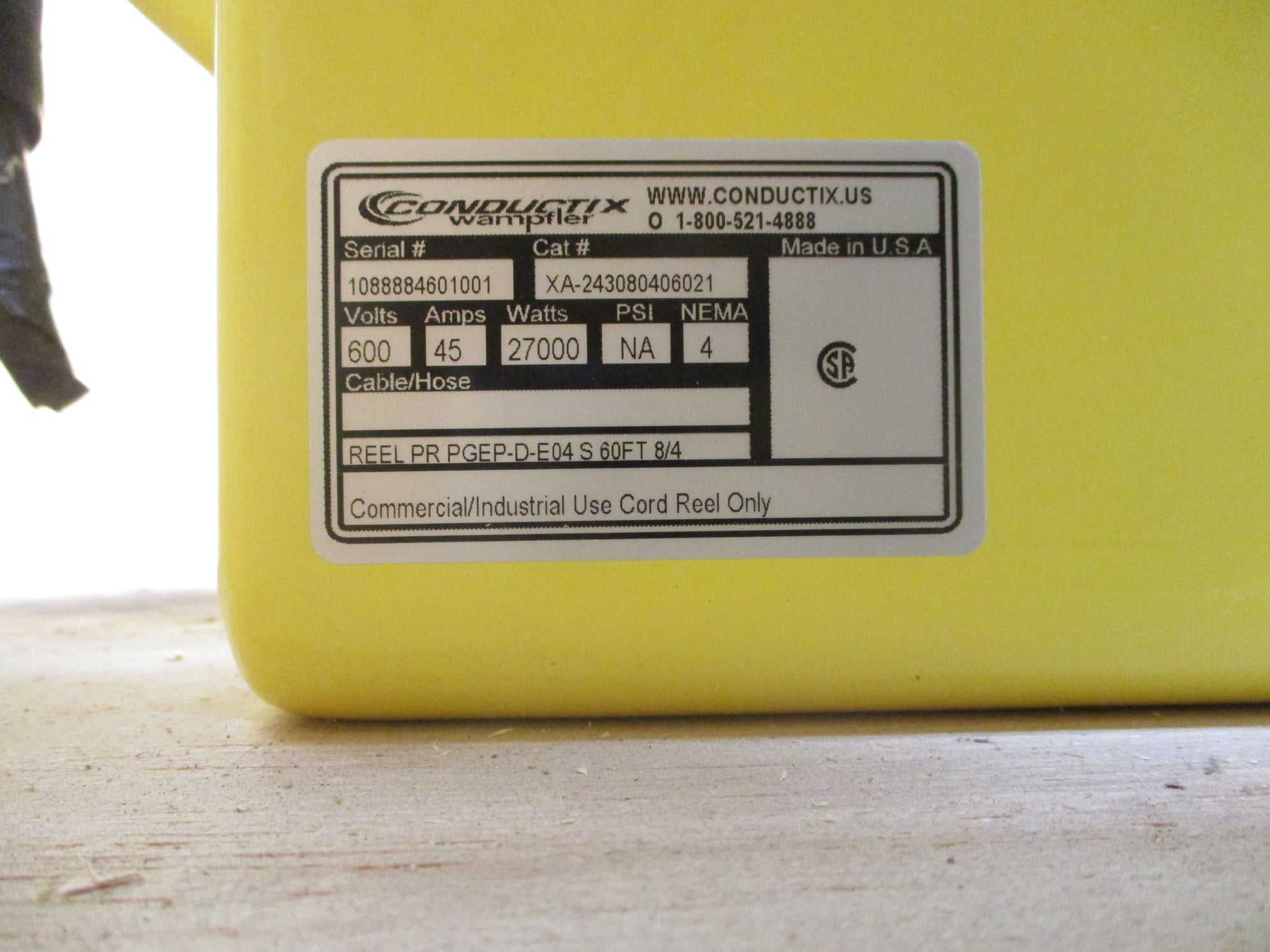 CONDUCTIX WAMPFLER XA-243080406021 NSNP