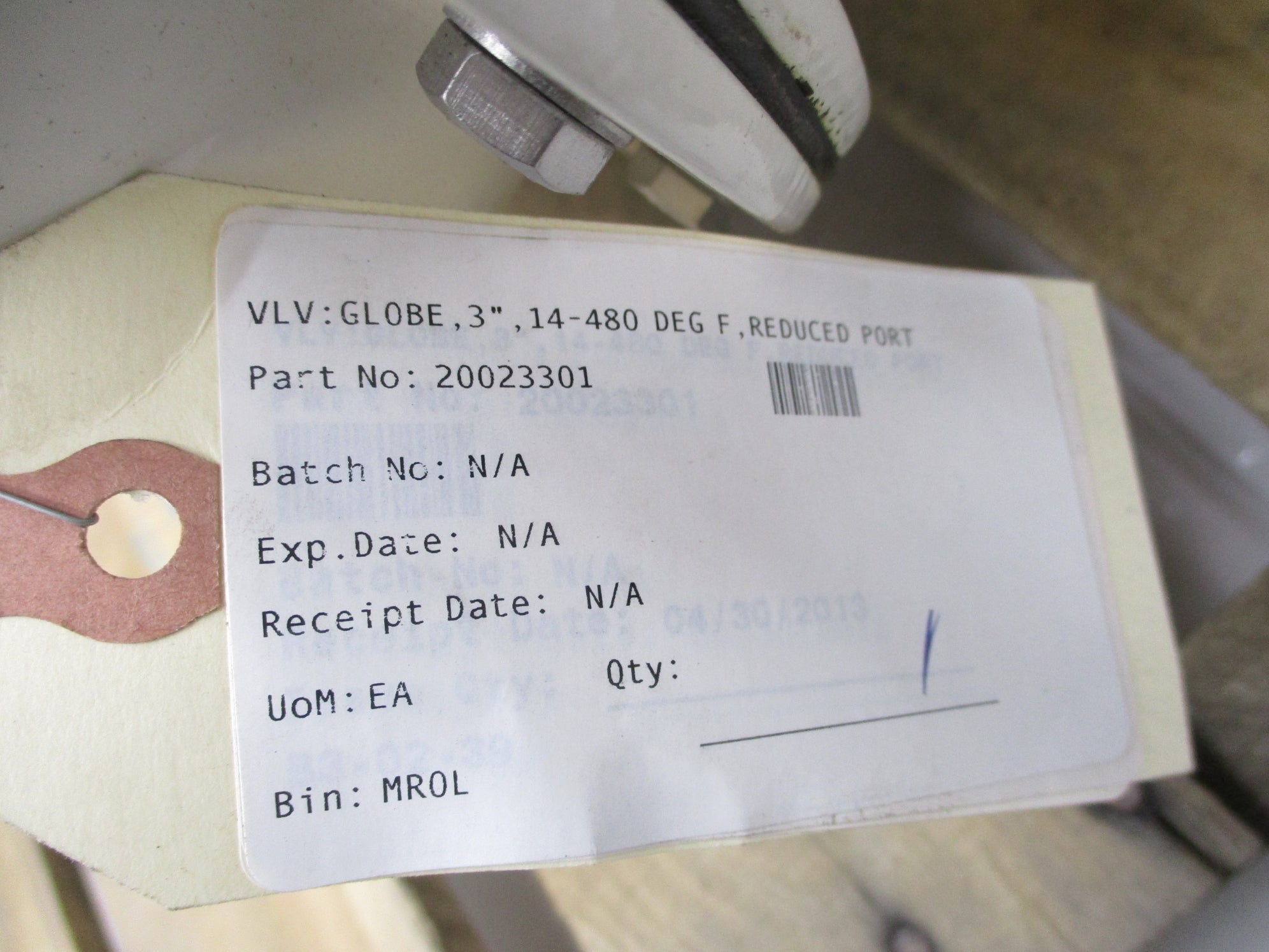 FLOWSERVE 510SL-02-W1DEE-0000-000 20023301 3" VALVE NSNP