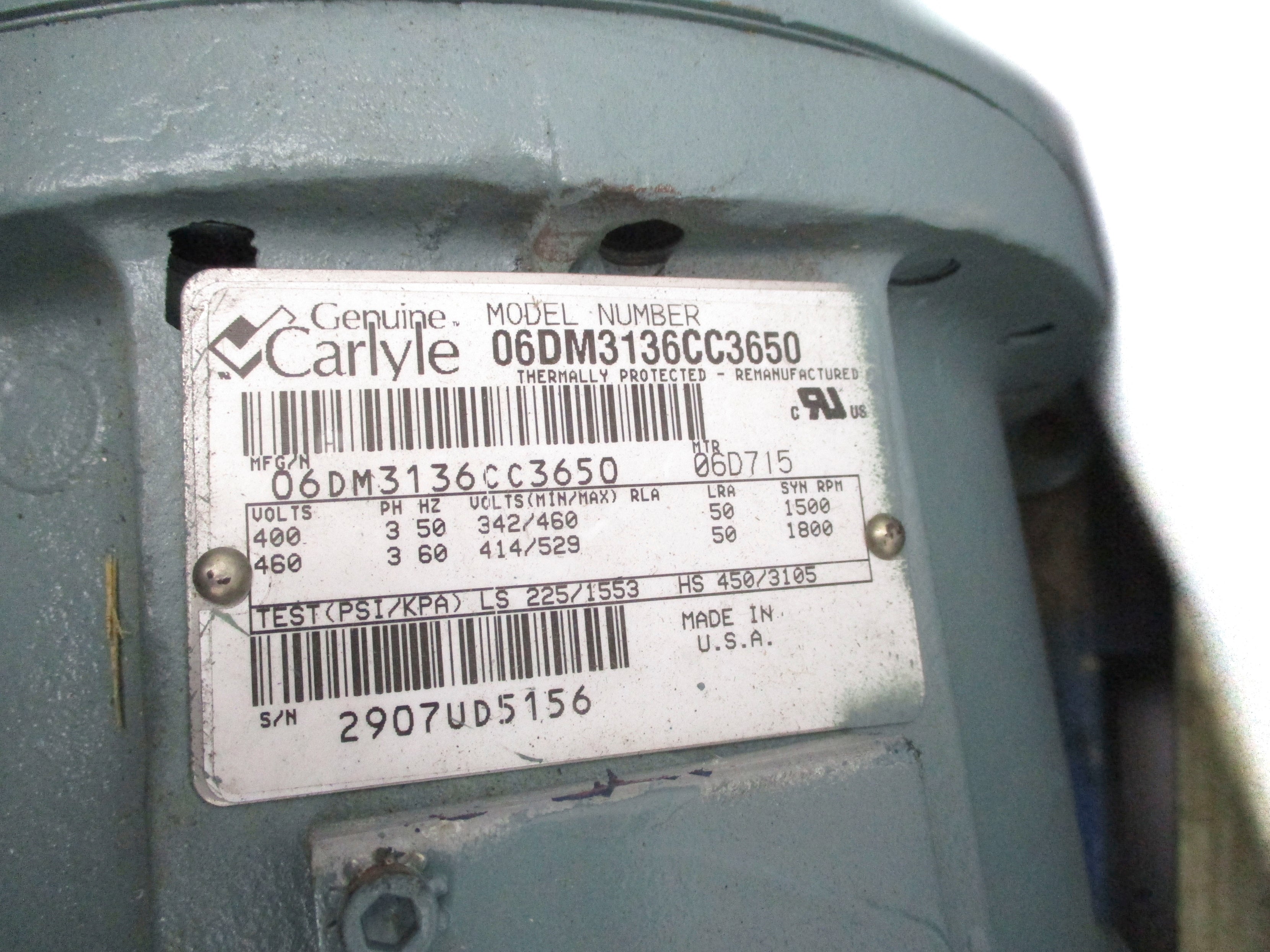 CARLYLE 06DM3136CC3650 NSNP