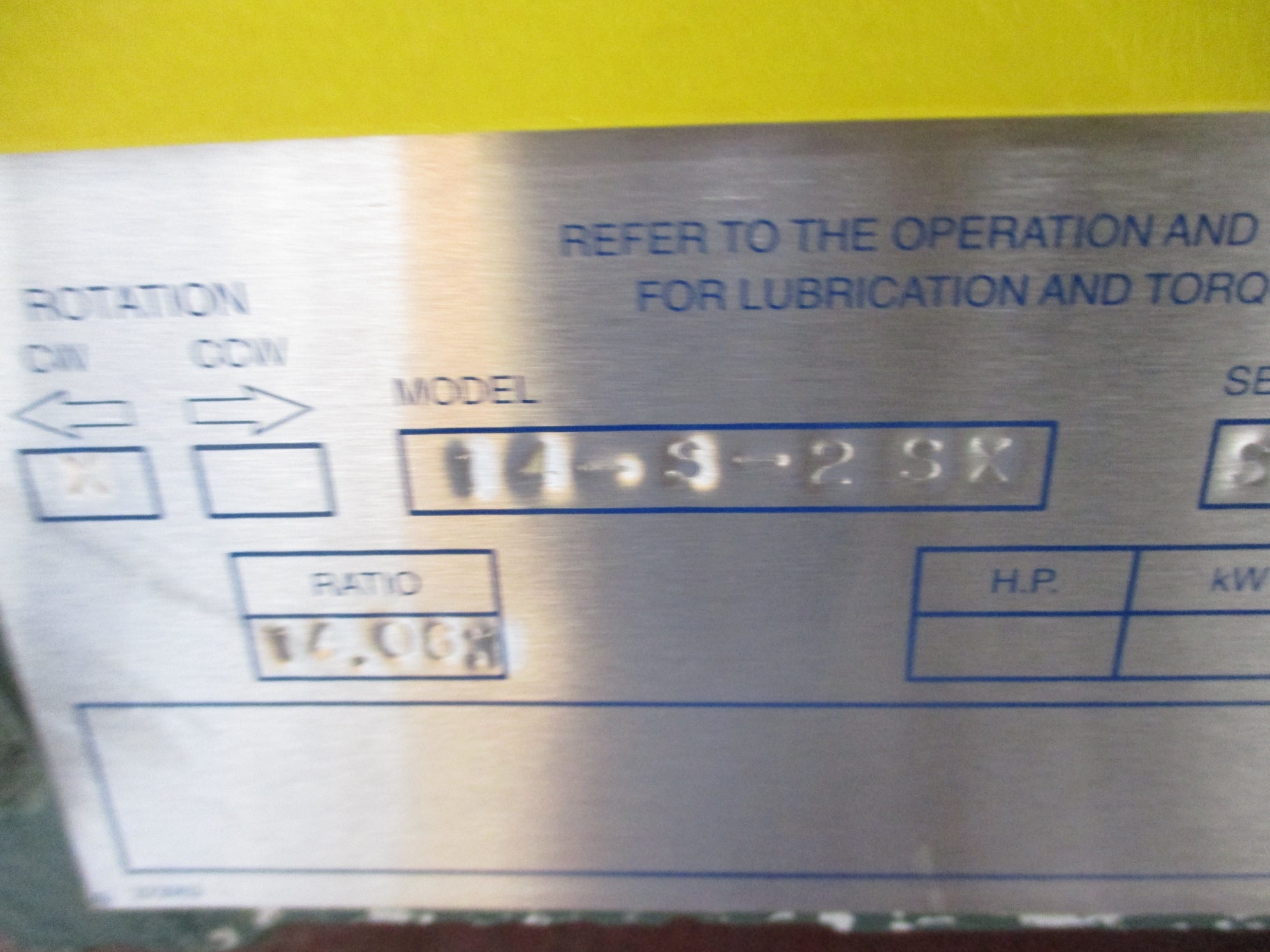 LIGHTNIN 14-S-2SX SERIES 10 NSNP