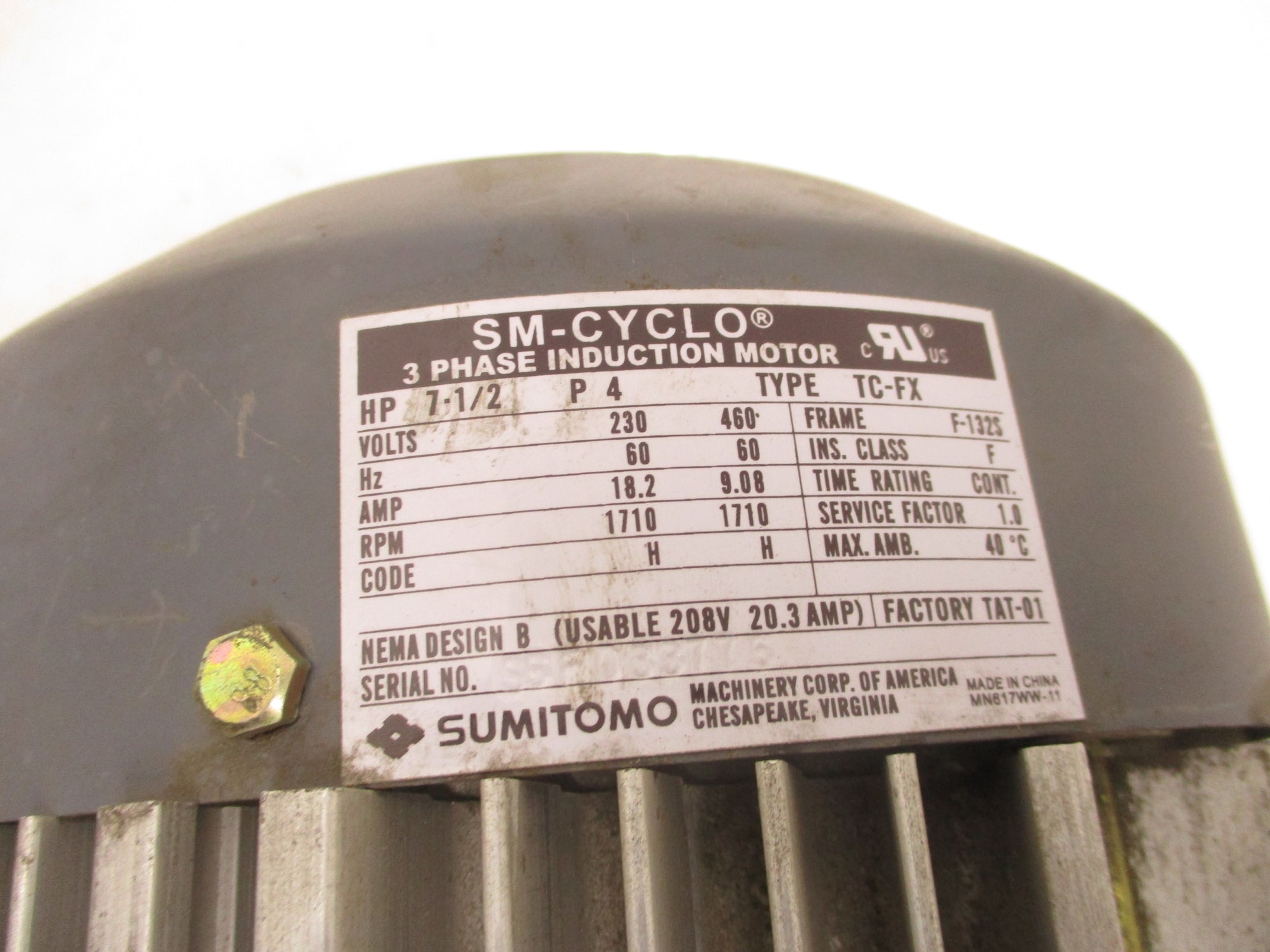 SUMITOMO CHHMS8-6130YC (AS PICTURED) NSNP
