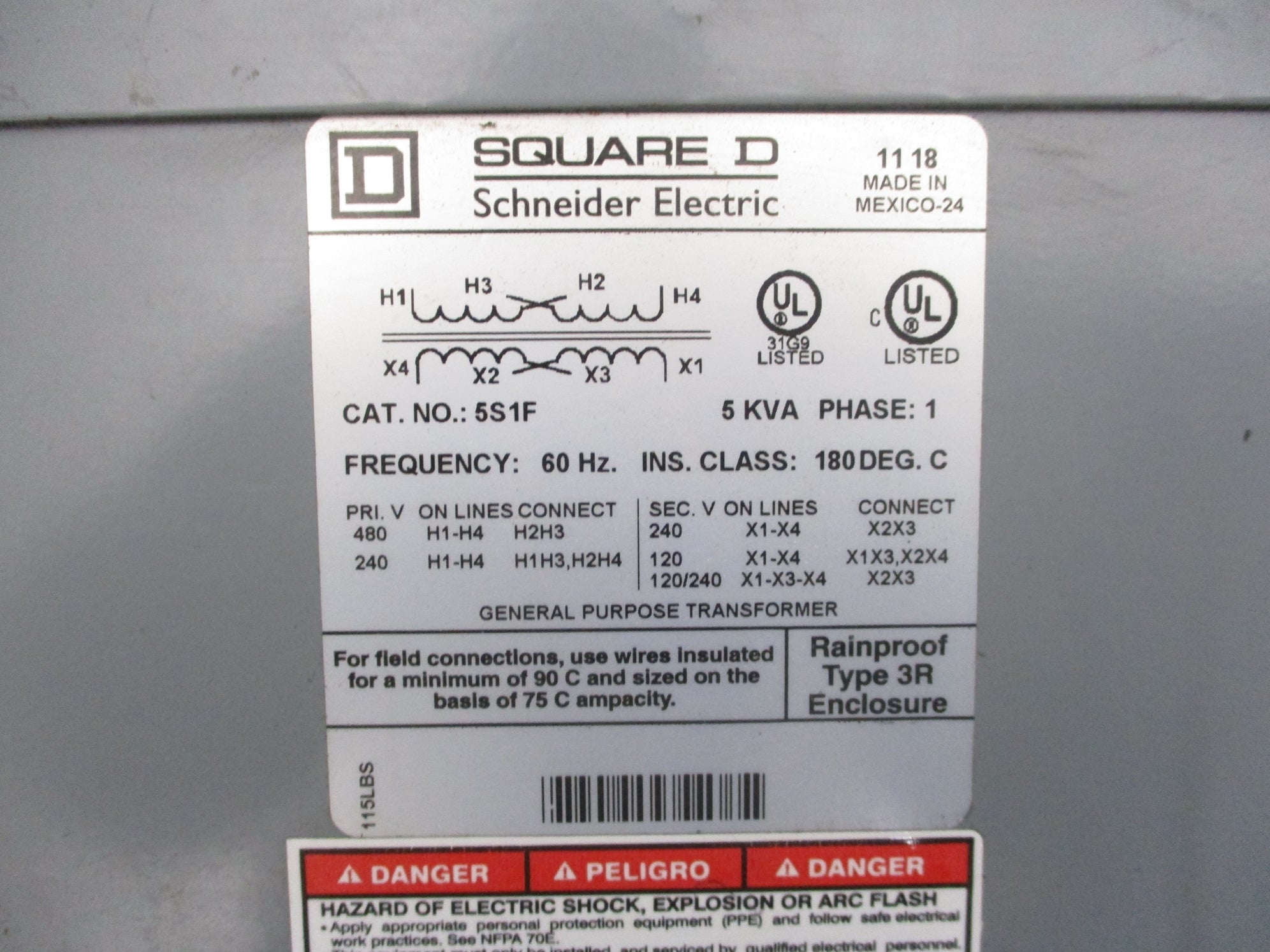 SQUARE D 5S1F NSNP