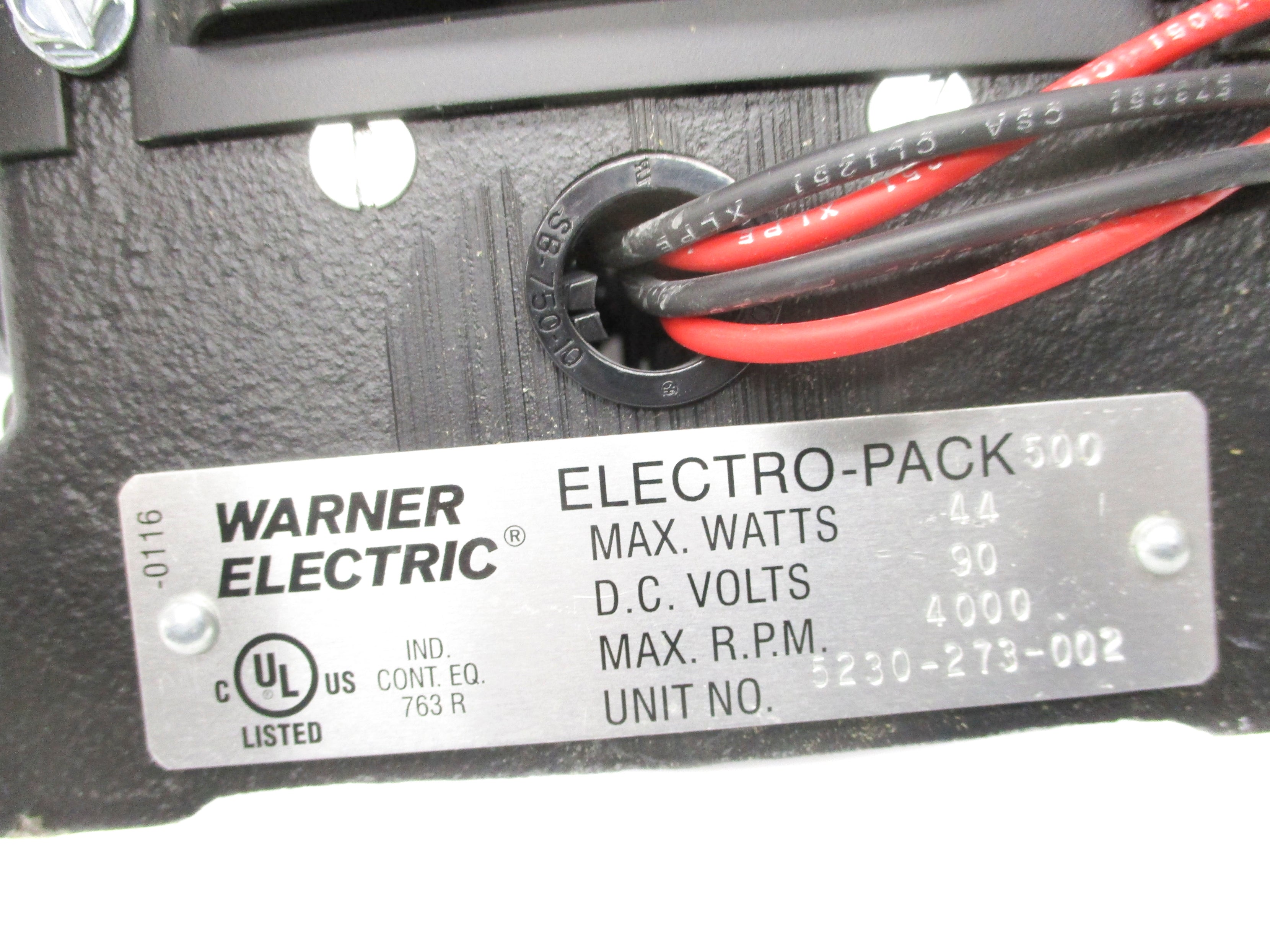 WARNER ELECTRIC 5230-273-002 NSNP
