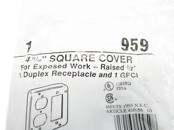 HUBBELL 959 (PKG OF 10) NSMP