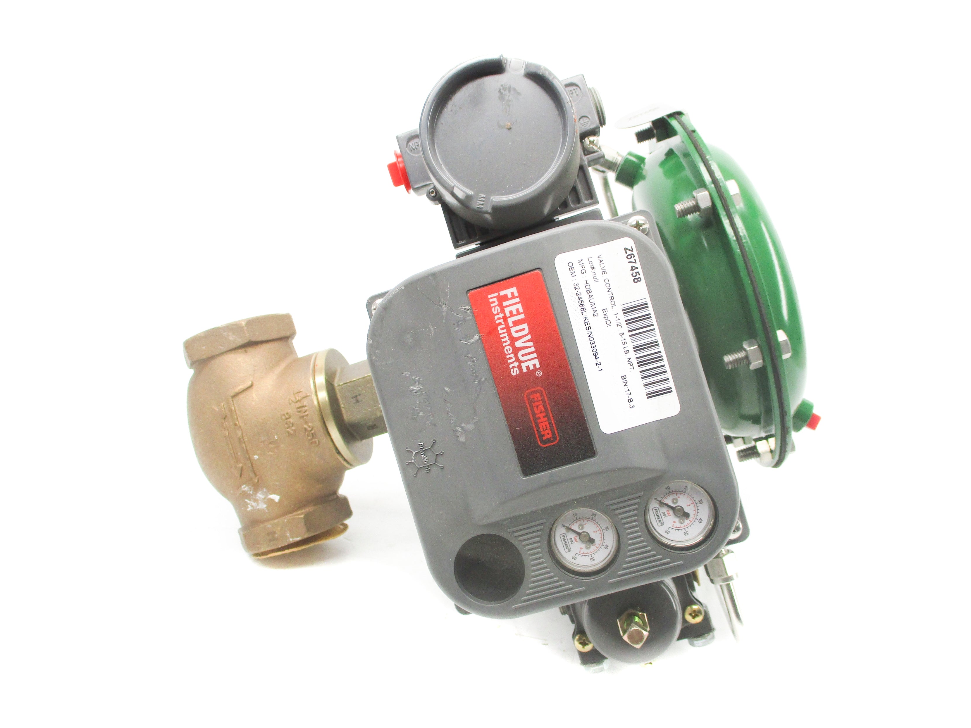 FISHER CONTROLS DVC6200 W/ 24588 1.5" NSNP