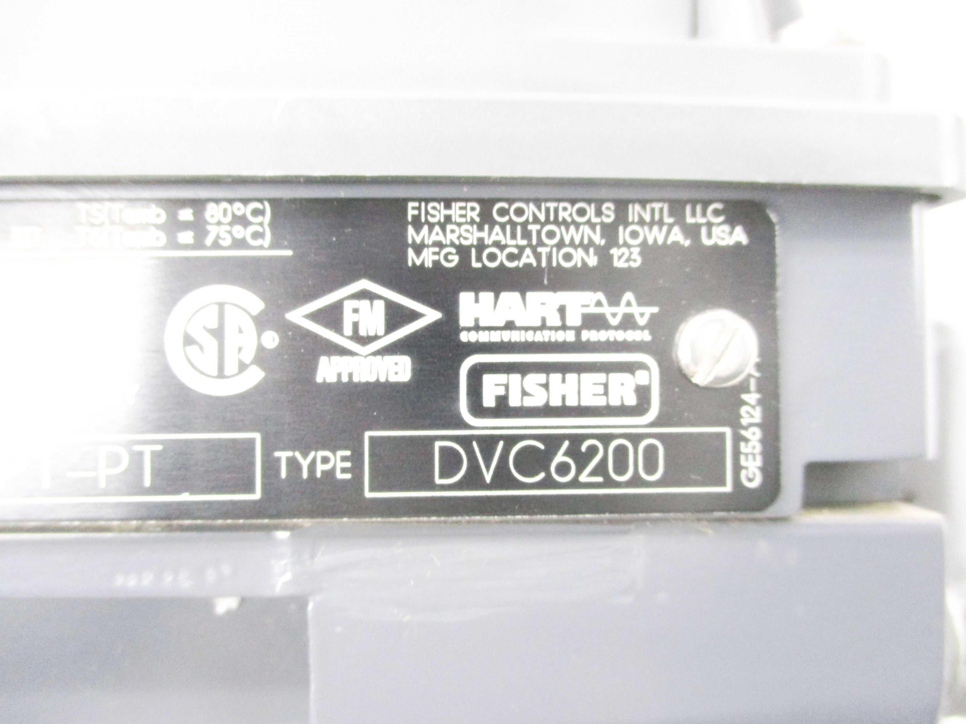 FISHER CONTROLS DVC6200 W/ 24588 1.5" NSNP