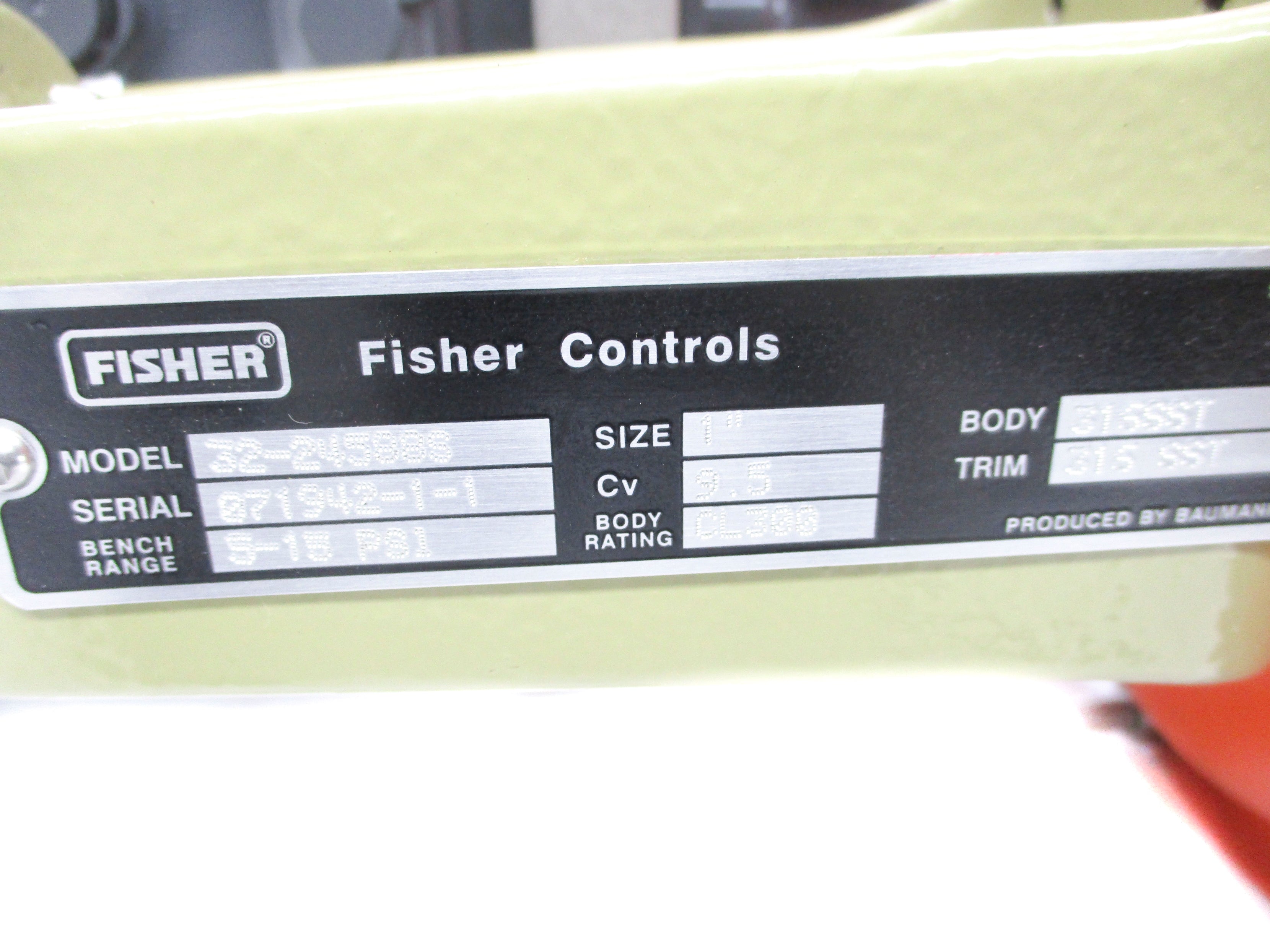 FISHER CONTROLS DVC6010 W/ 32-24588S 1" NSNP