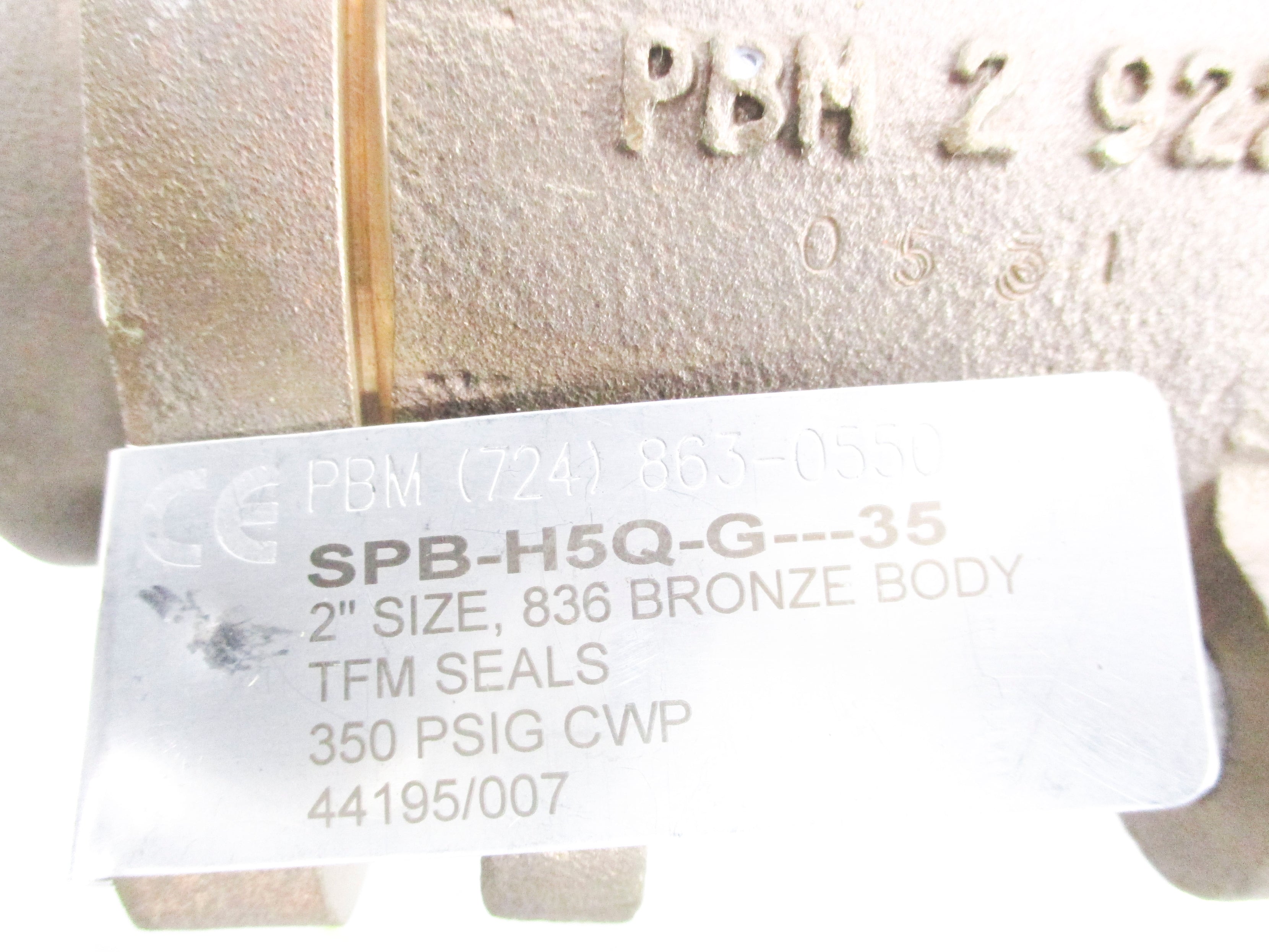 WESTLOCK 2004NBY2A2M0200 W/ PAVBL453S--0100 2" NSNP