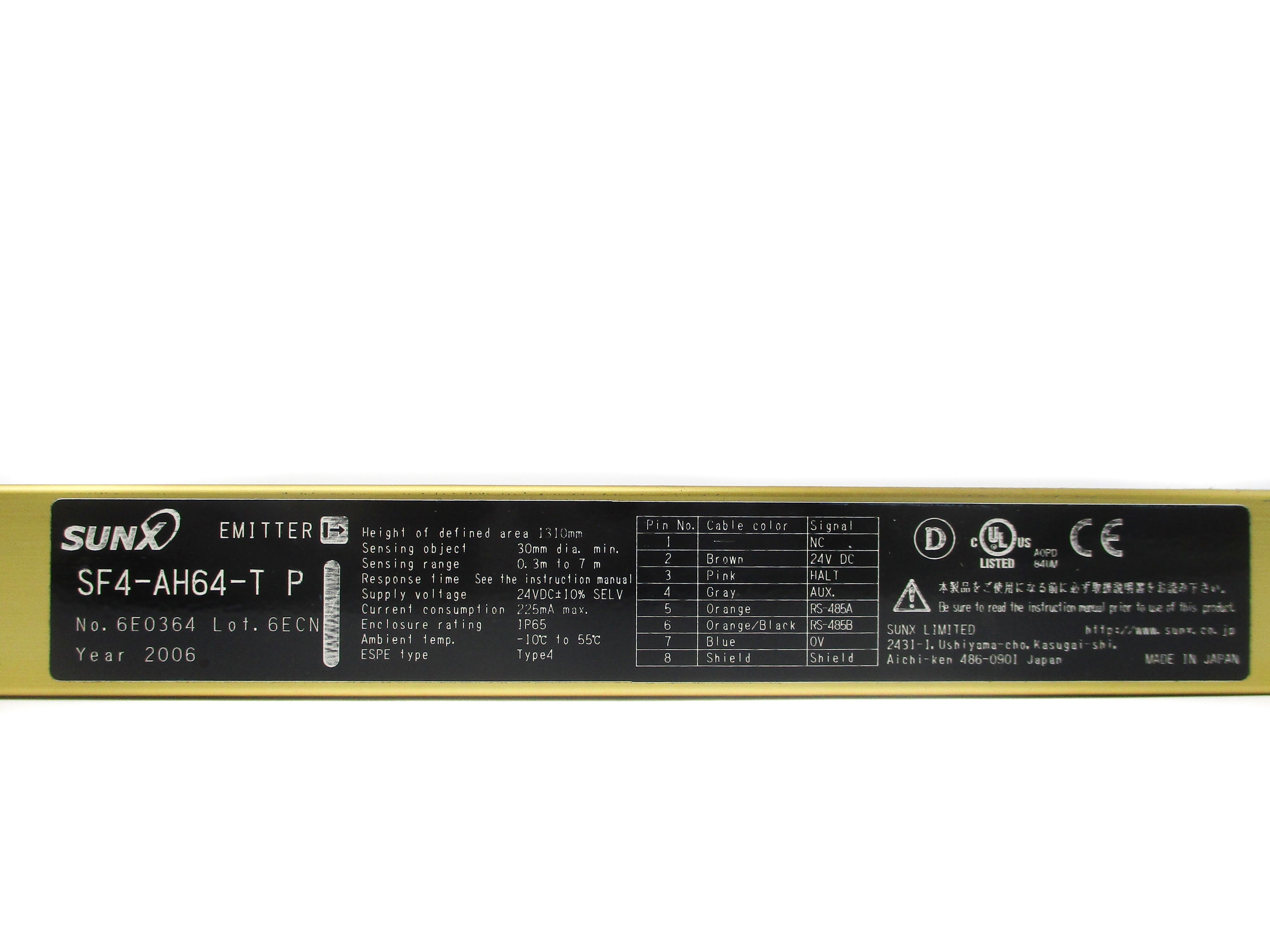 SUNX SF4-AH64-TP UNMP