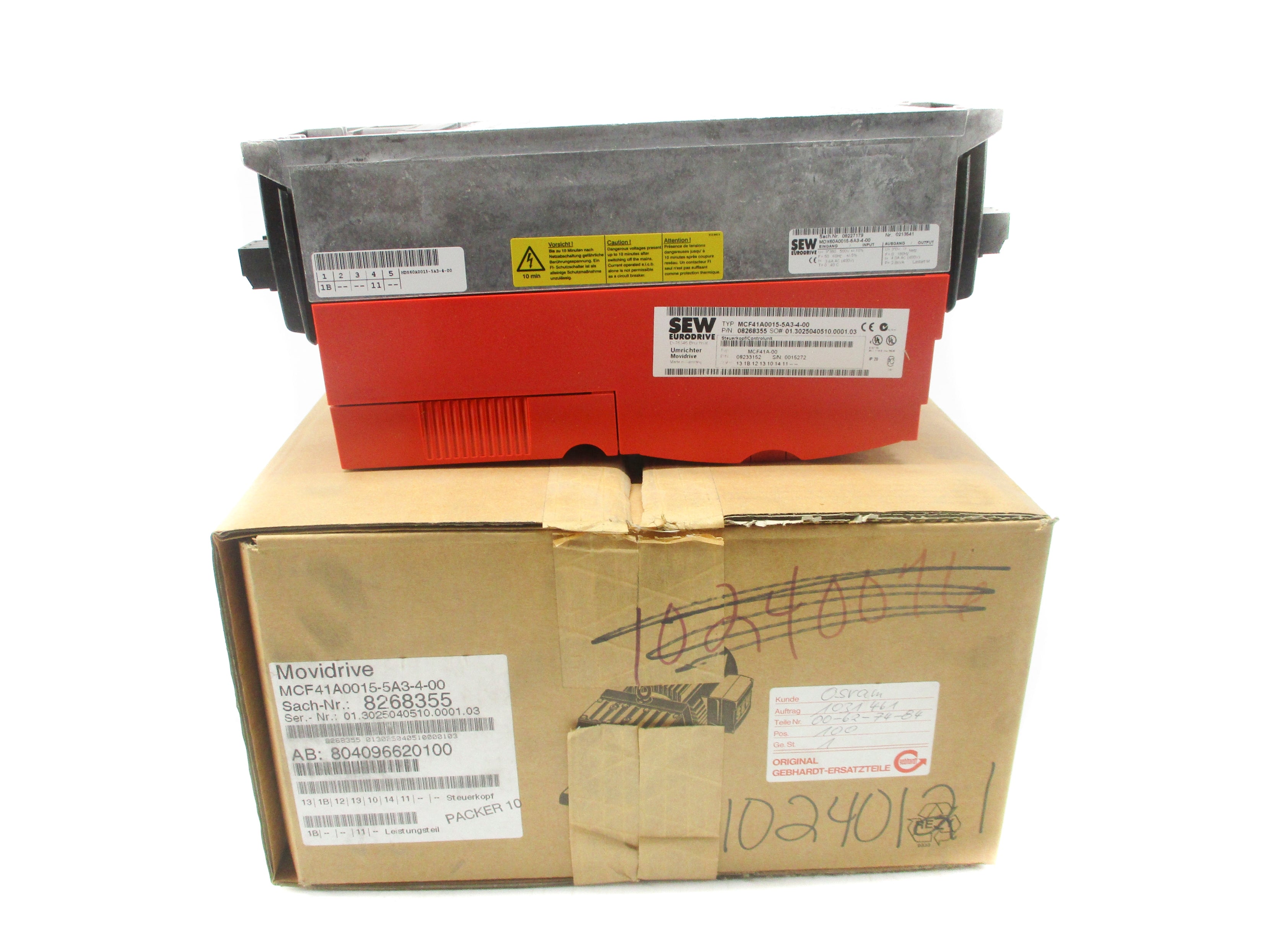 SEW EURODRIVE MCF41A0015-5A3-4-00 NSMP