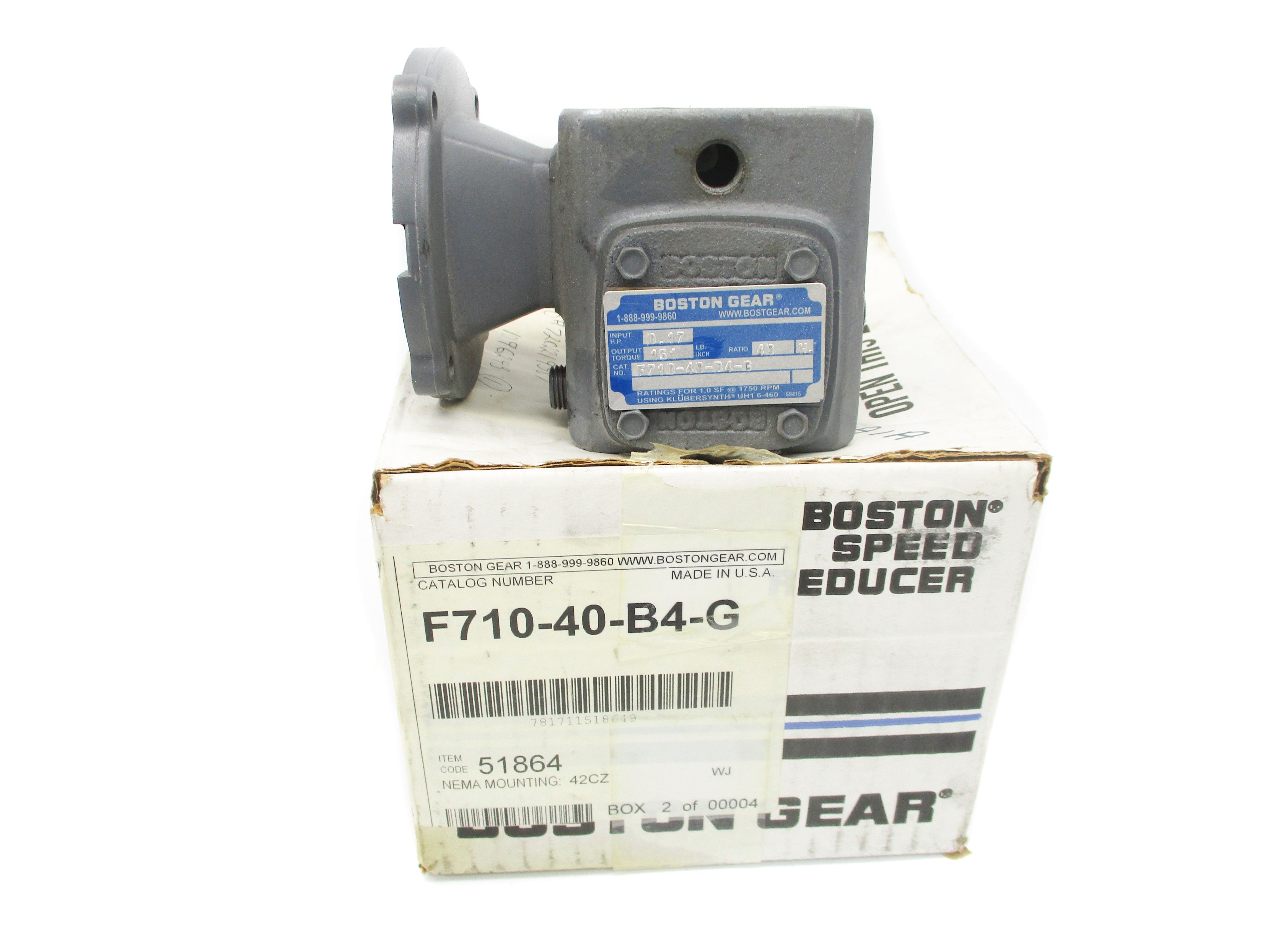 BOSTON GEAR F710-40-B4-G NSMP