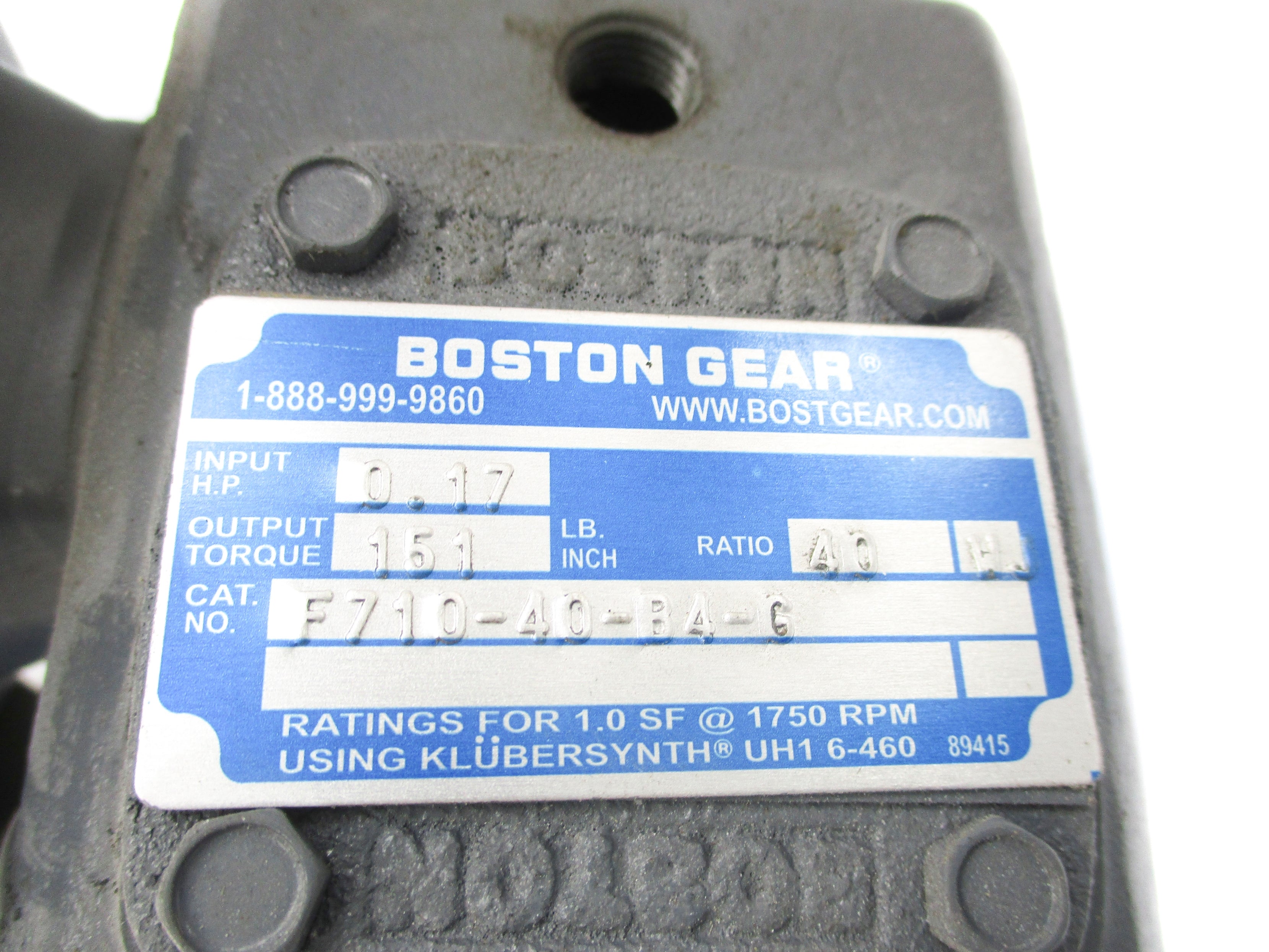 BOSTON GEAR F710-40-B4-G NSMP