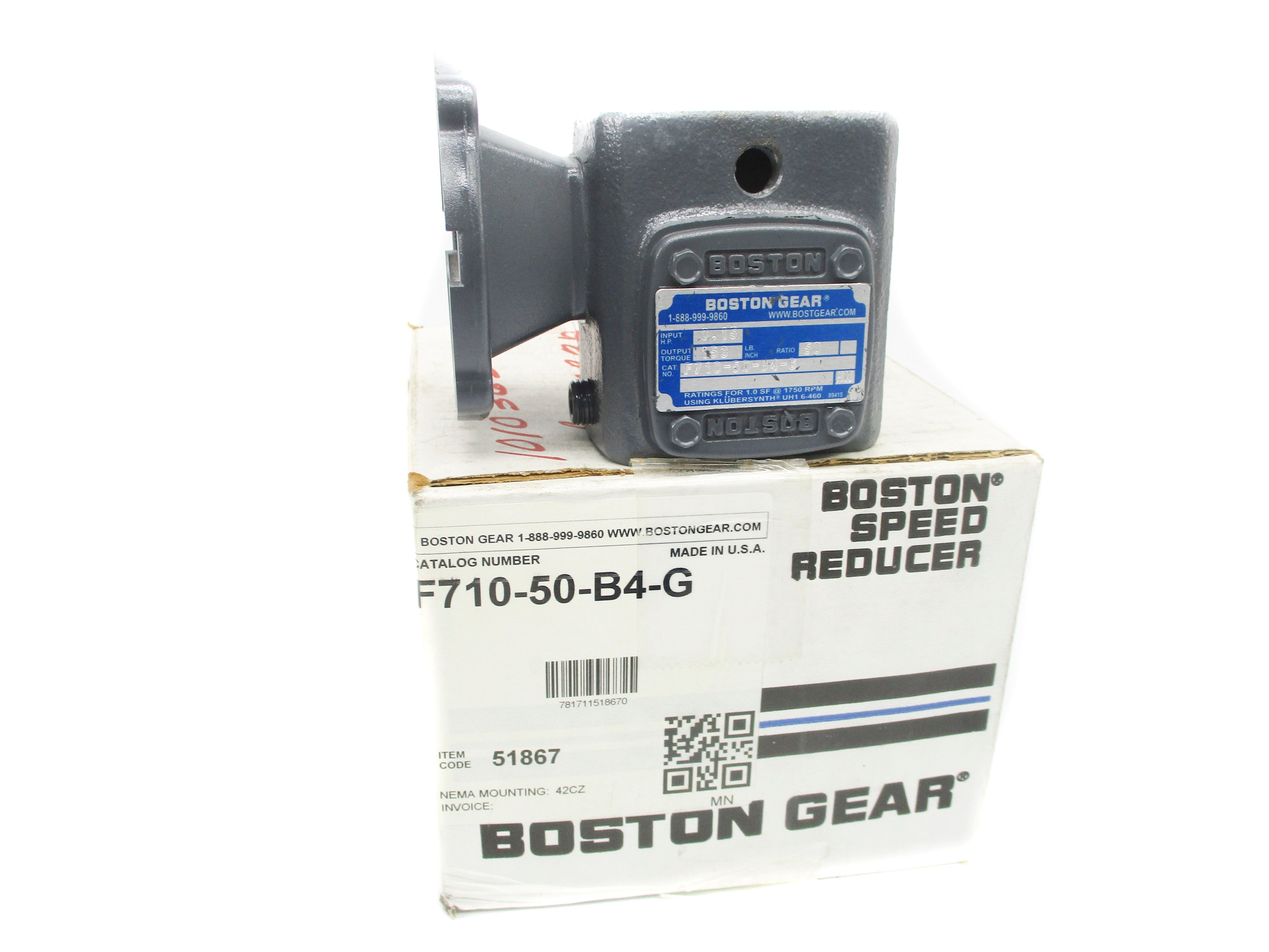 BOSTON GEAR F710-50-B4-G NSMP