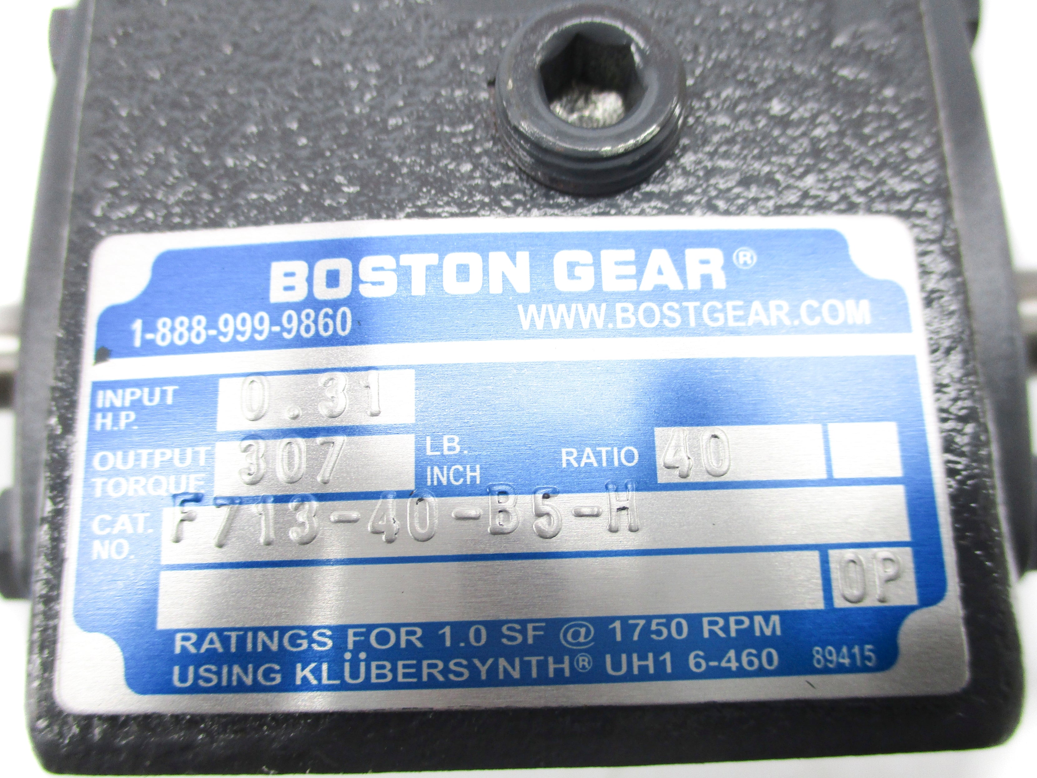 BOST0N GEAR F713-40-B5-H NSMP